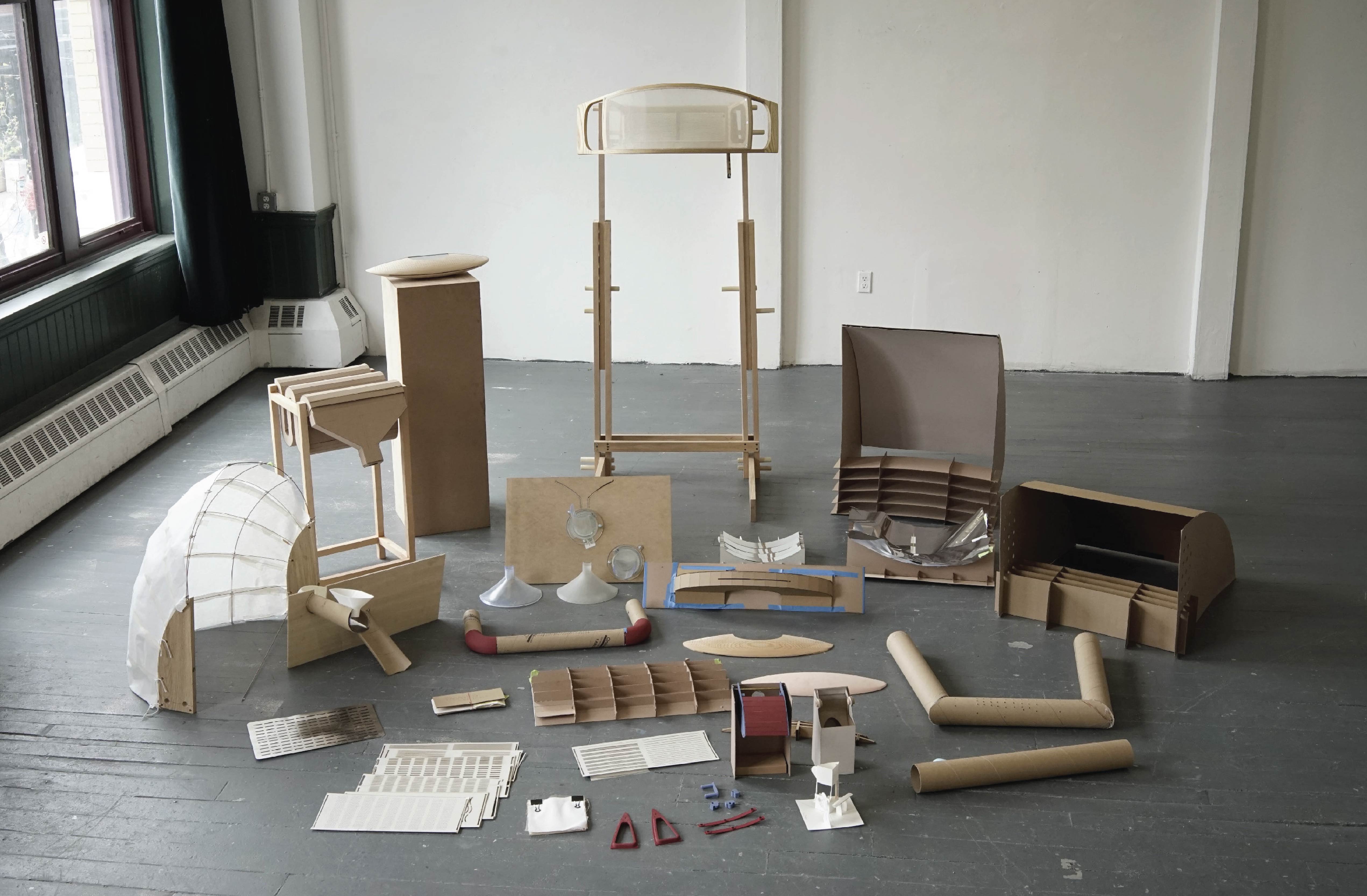 The collection of prototypes and installations