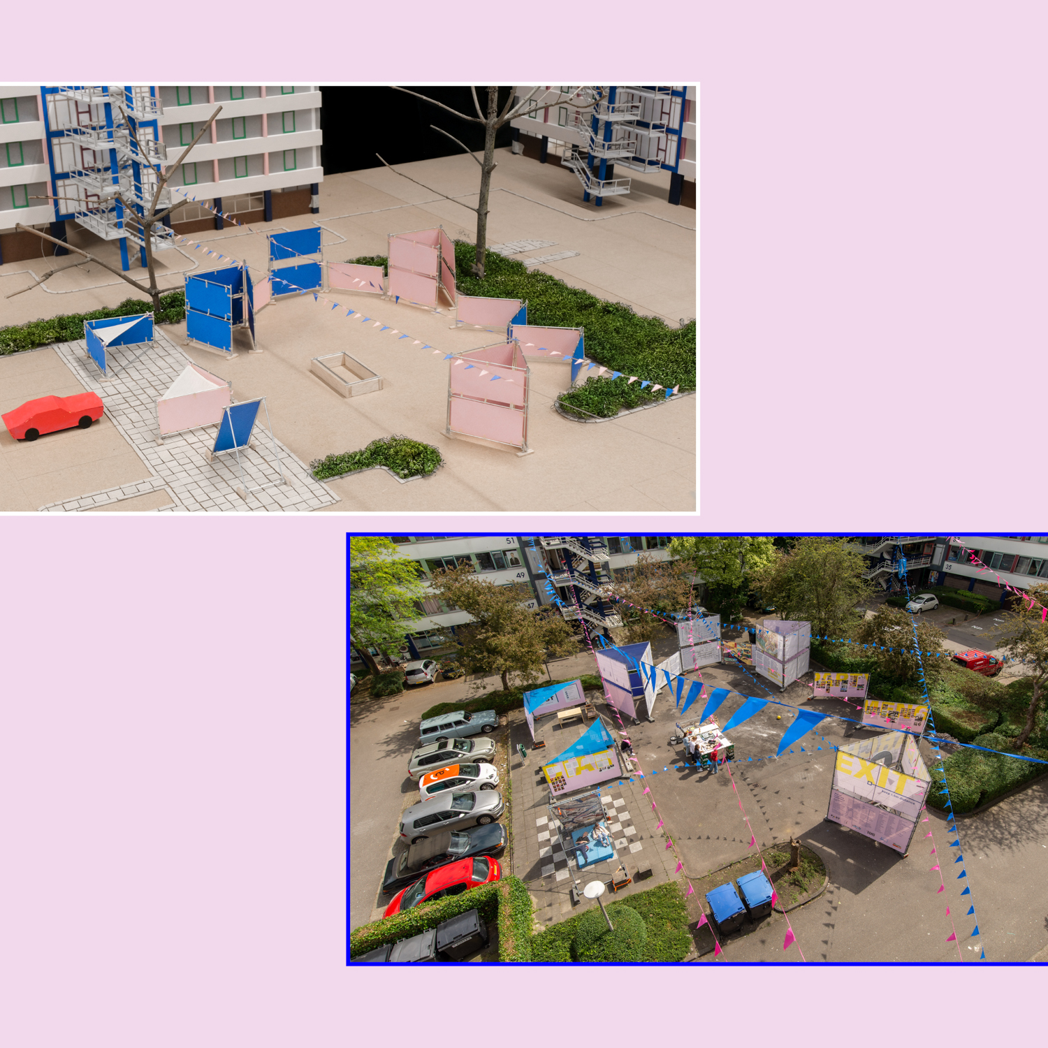 Photos of the Outdoor Exhibition and Maquette