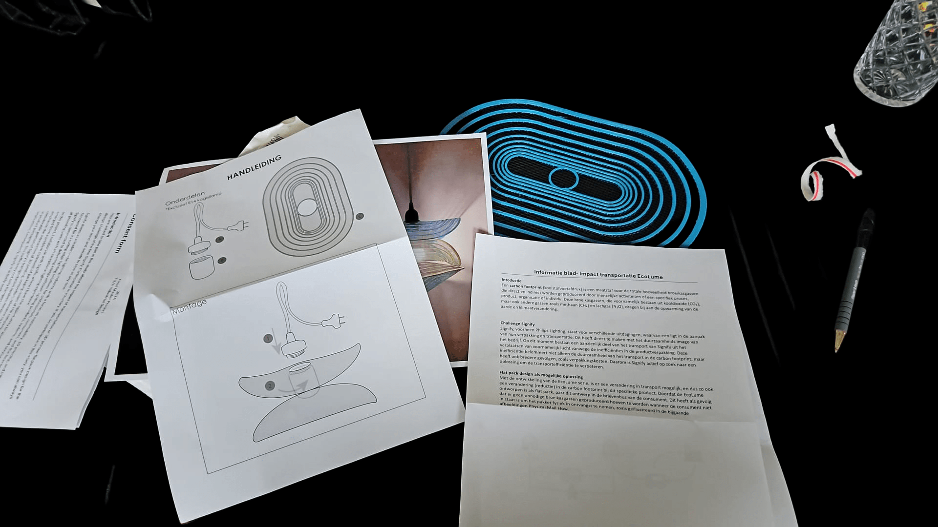 EcoLume Unpacking