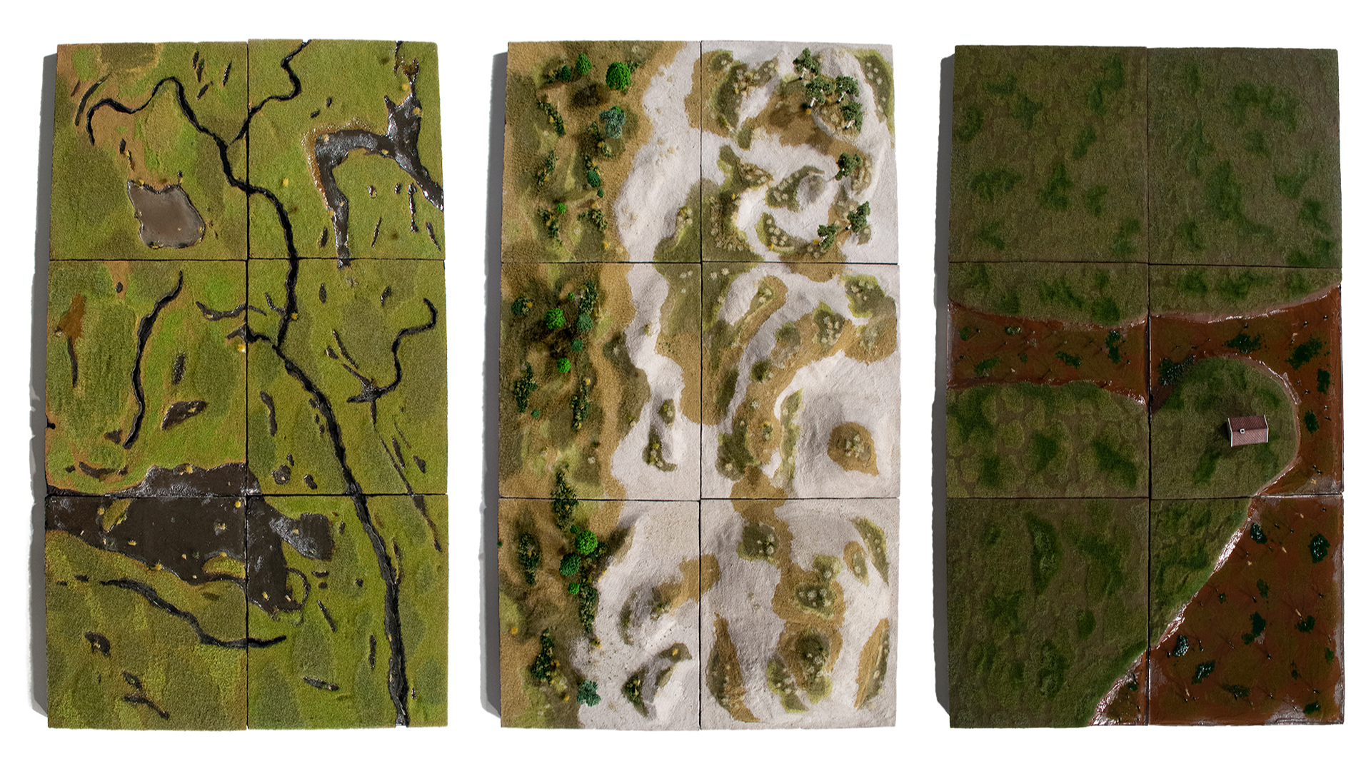 The Drowned Land, The Dunes, &amp; The Island