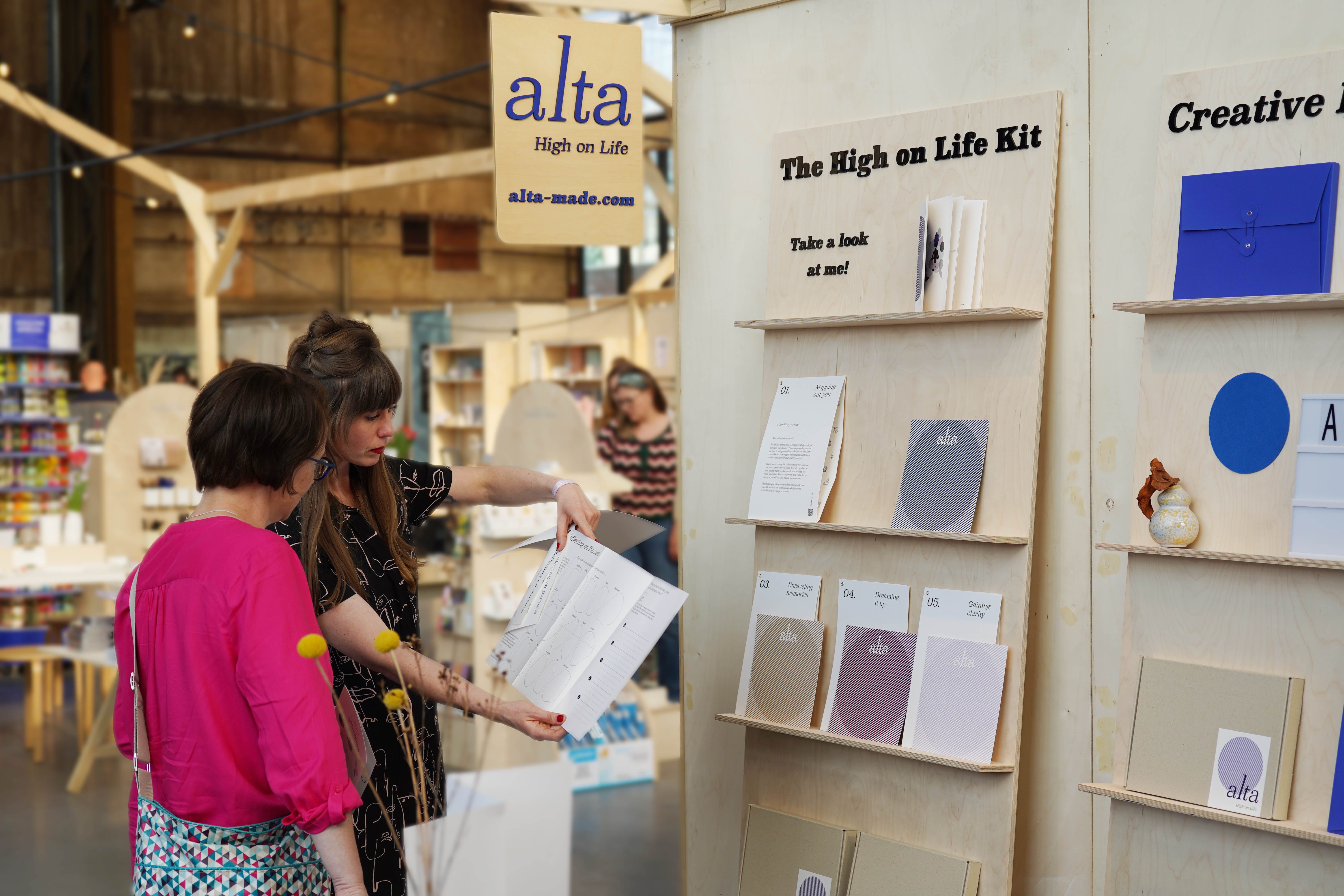 Iris with Alta at Creative Life Event