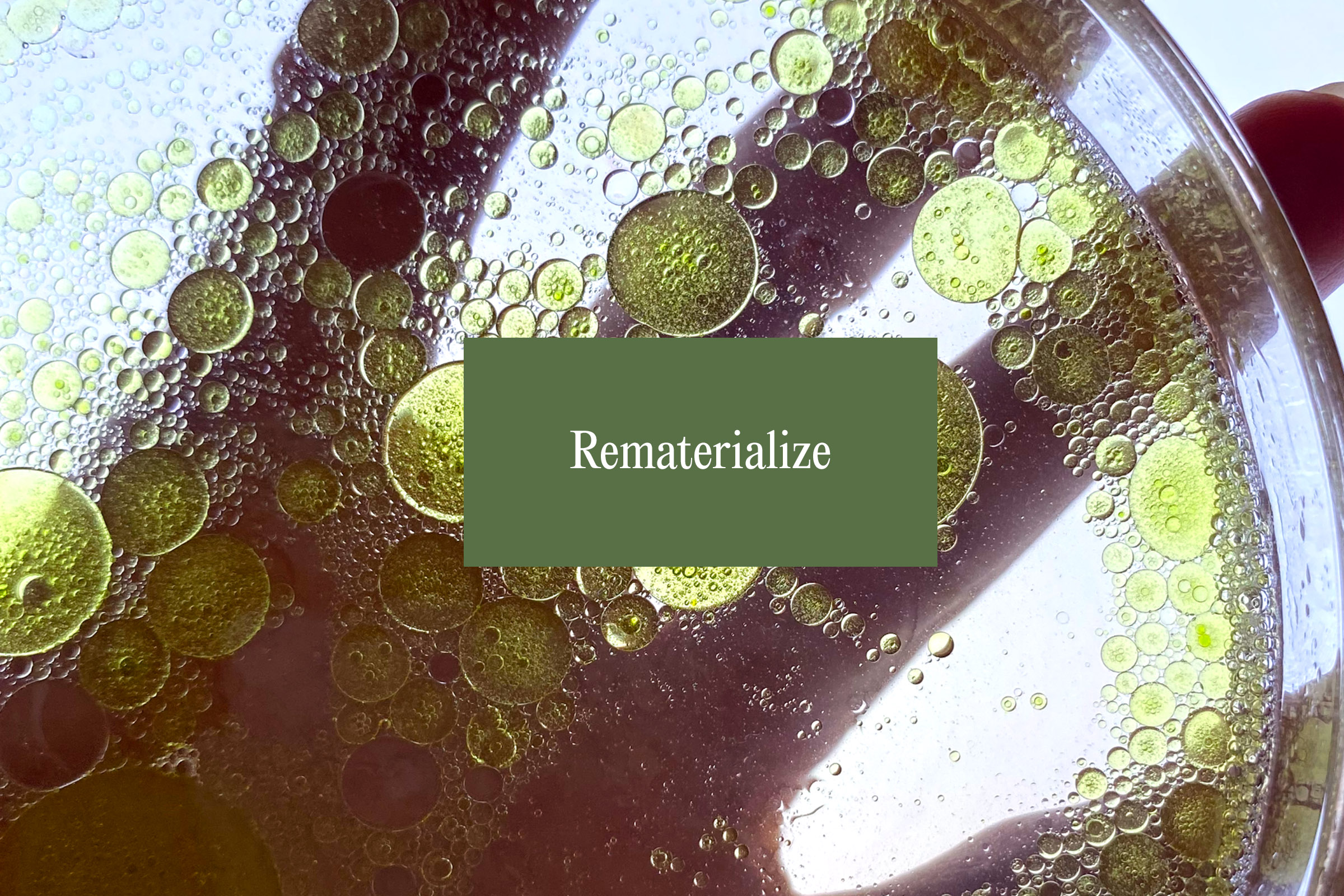 Altering Futures: Rematerializing