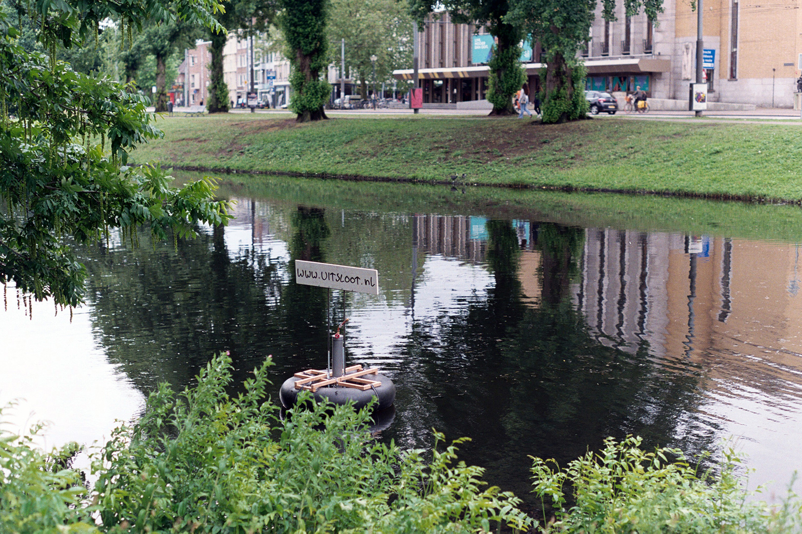 Plompstation in city park Arnhem