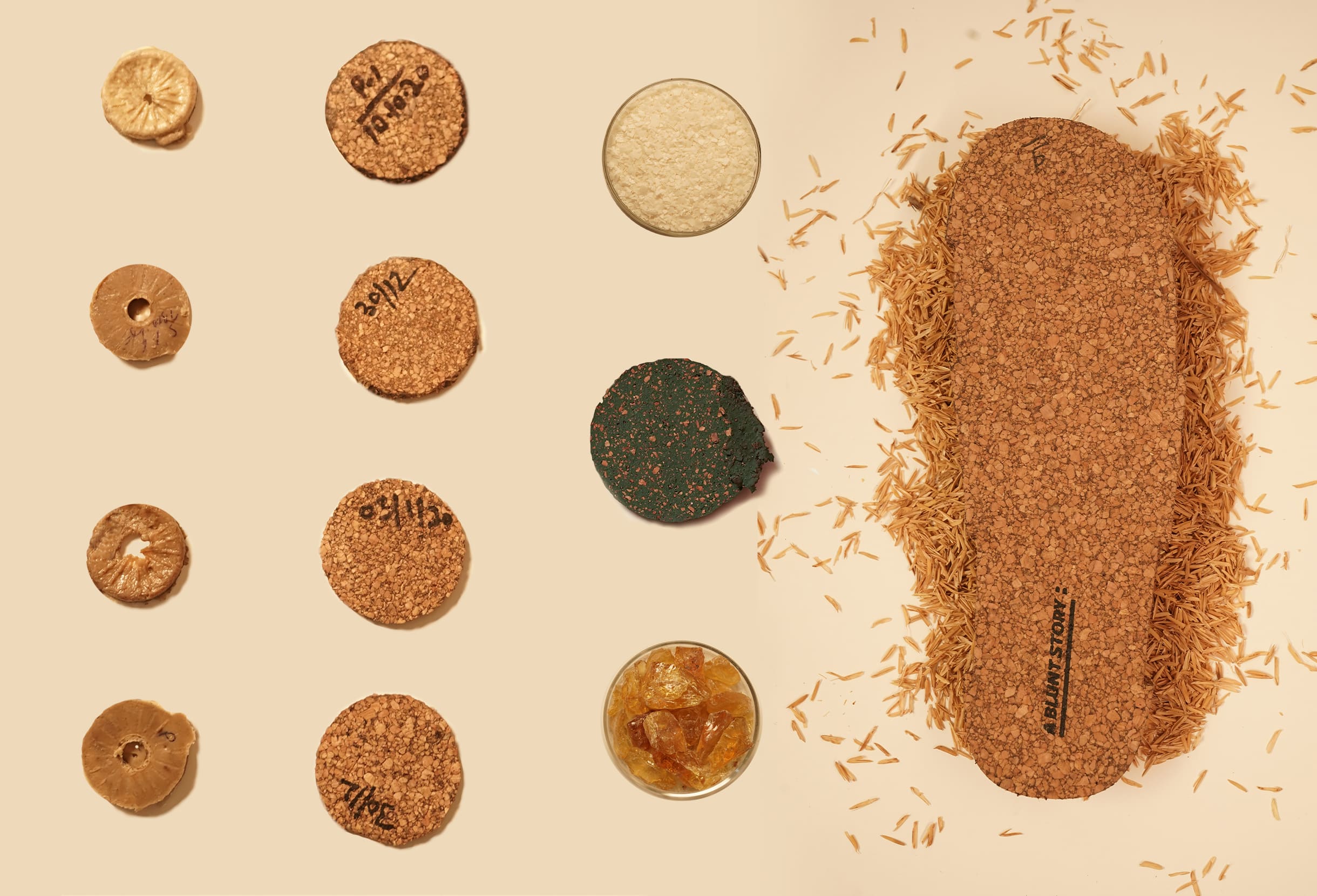 A BLUNT STORY Uncrude® material development