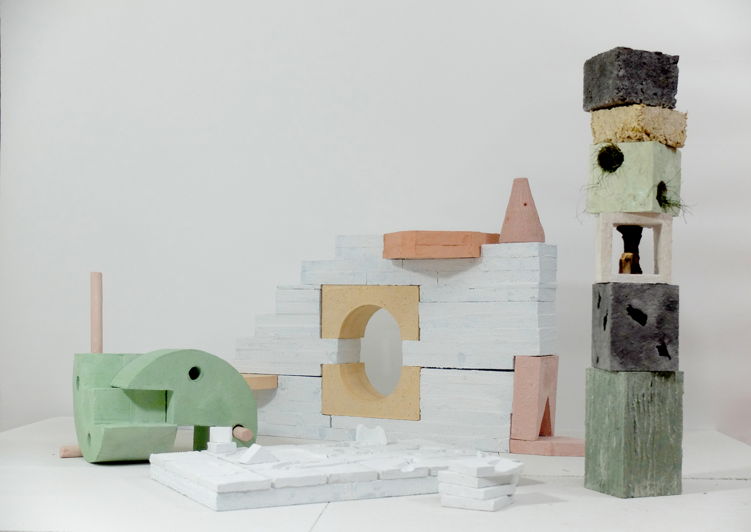 Shapes of Play exhibition concept model