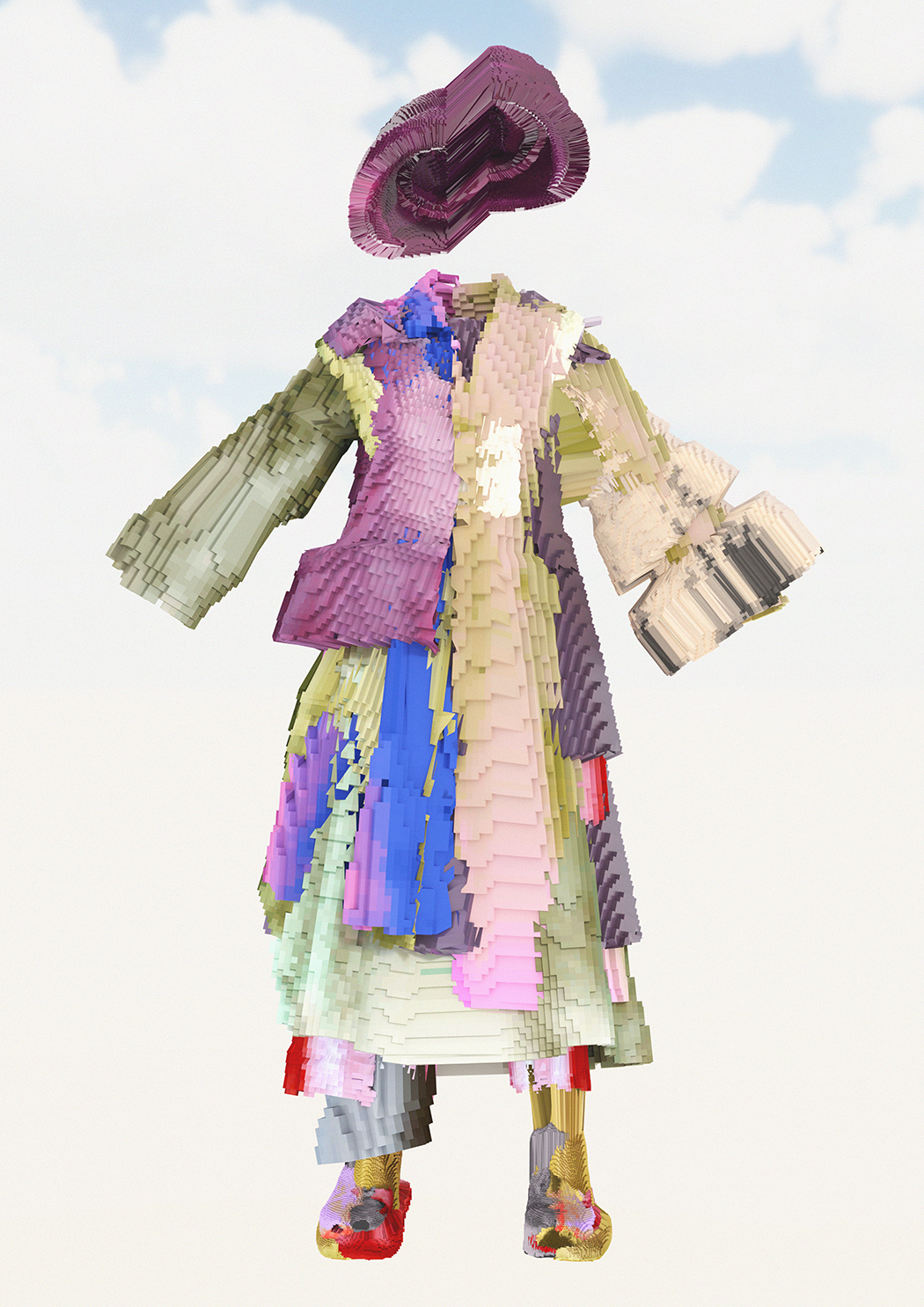 Process image of Decrypted Garments