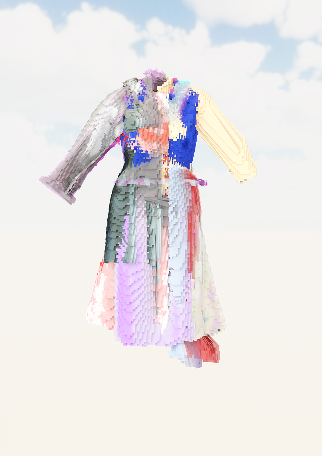 Process image of Decrypted Garments