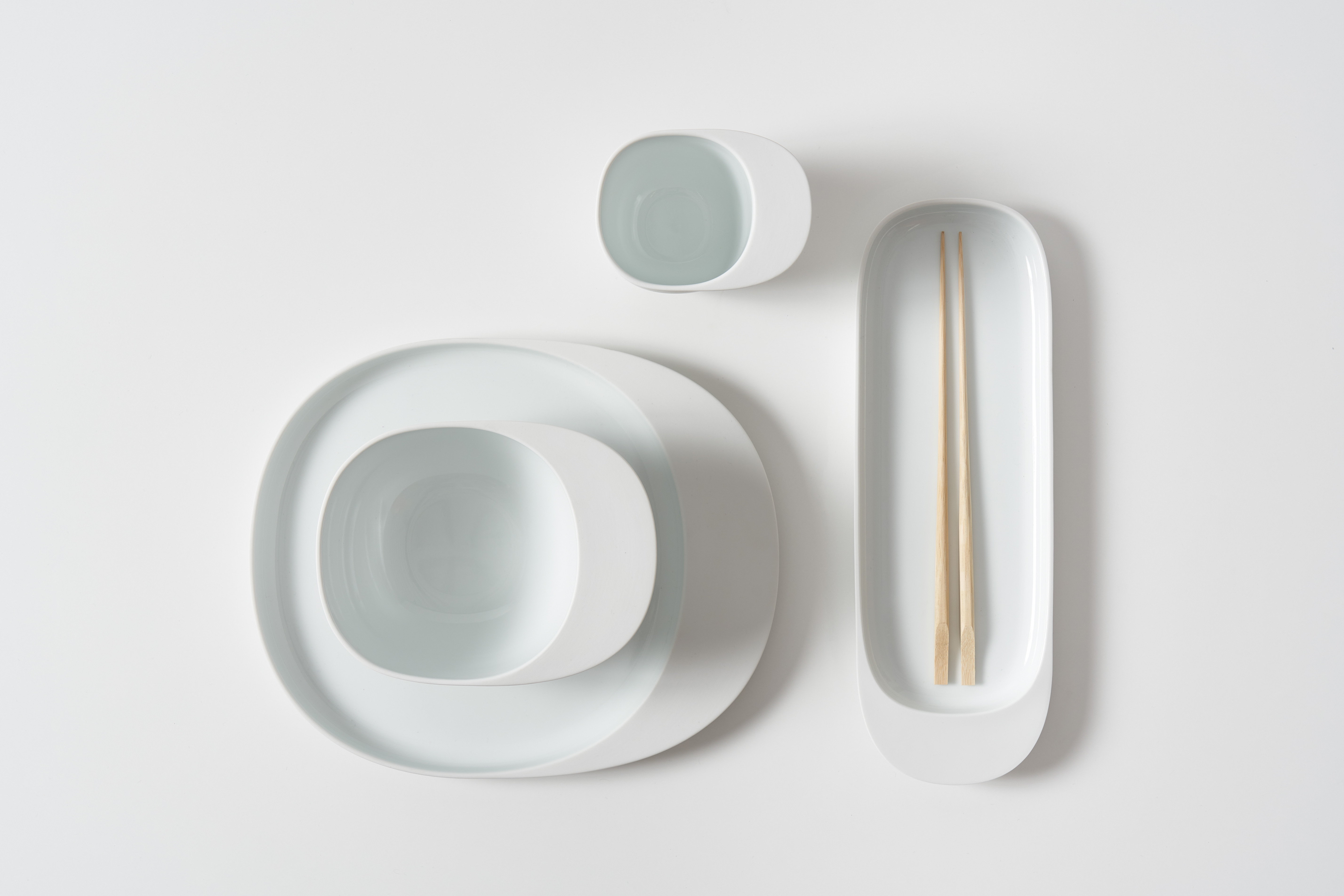 Decadrage Series by Denis Guidone X Riso Porcelain