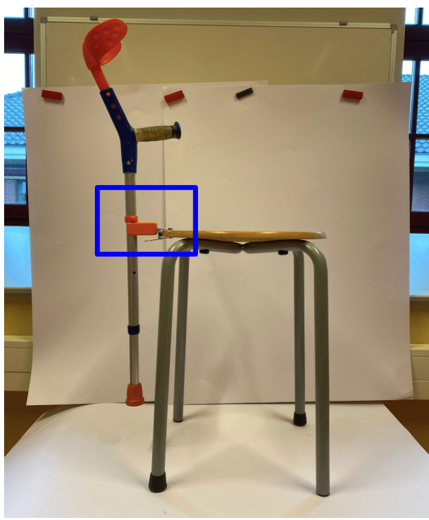 The product in use: Classroom chair