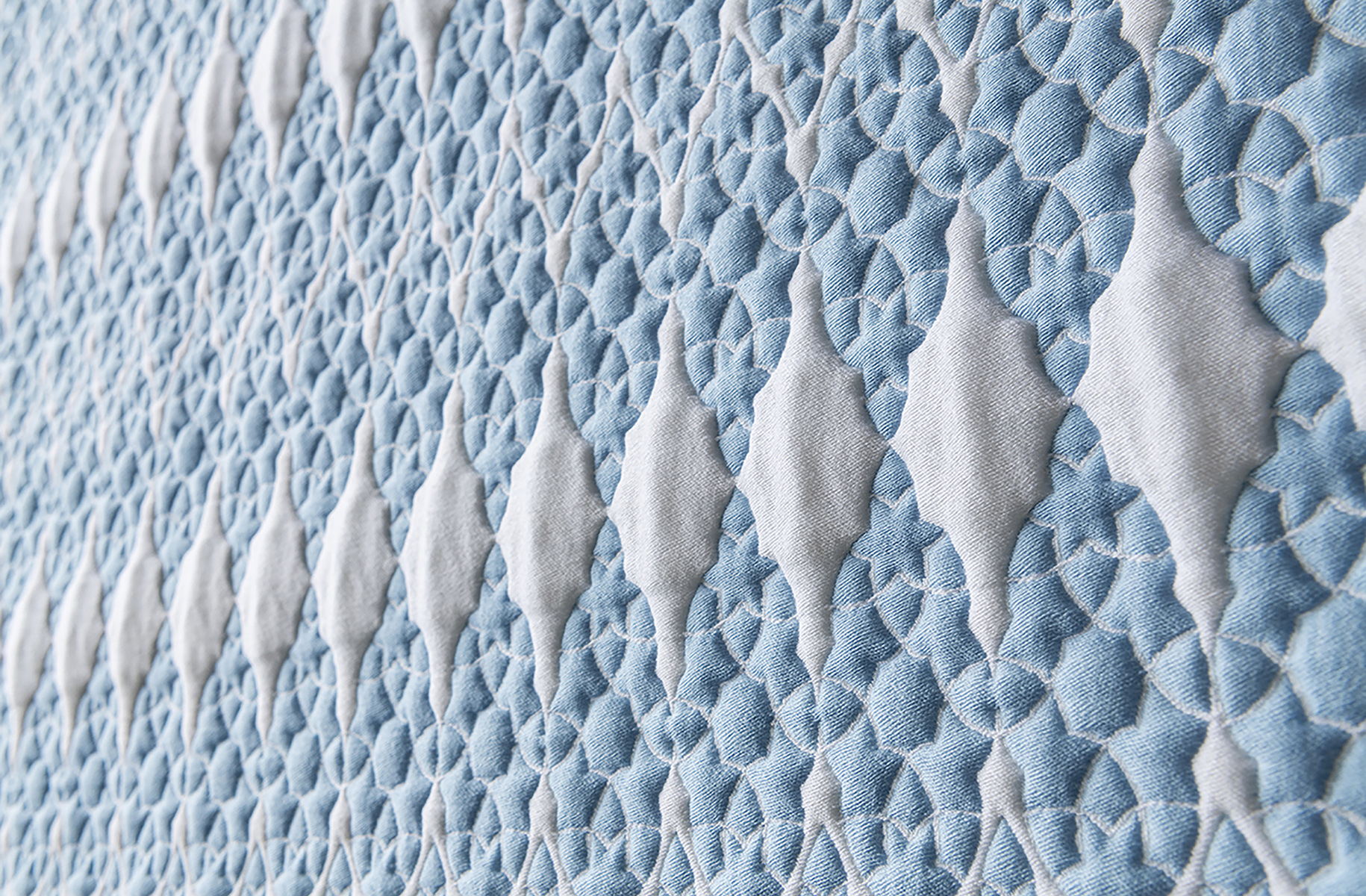 Blue side details of Infinity Sky room divider