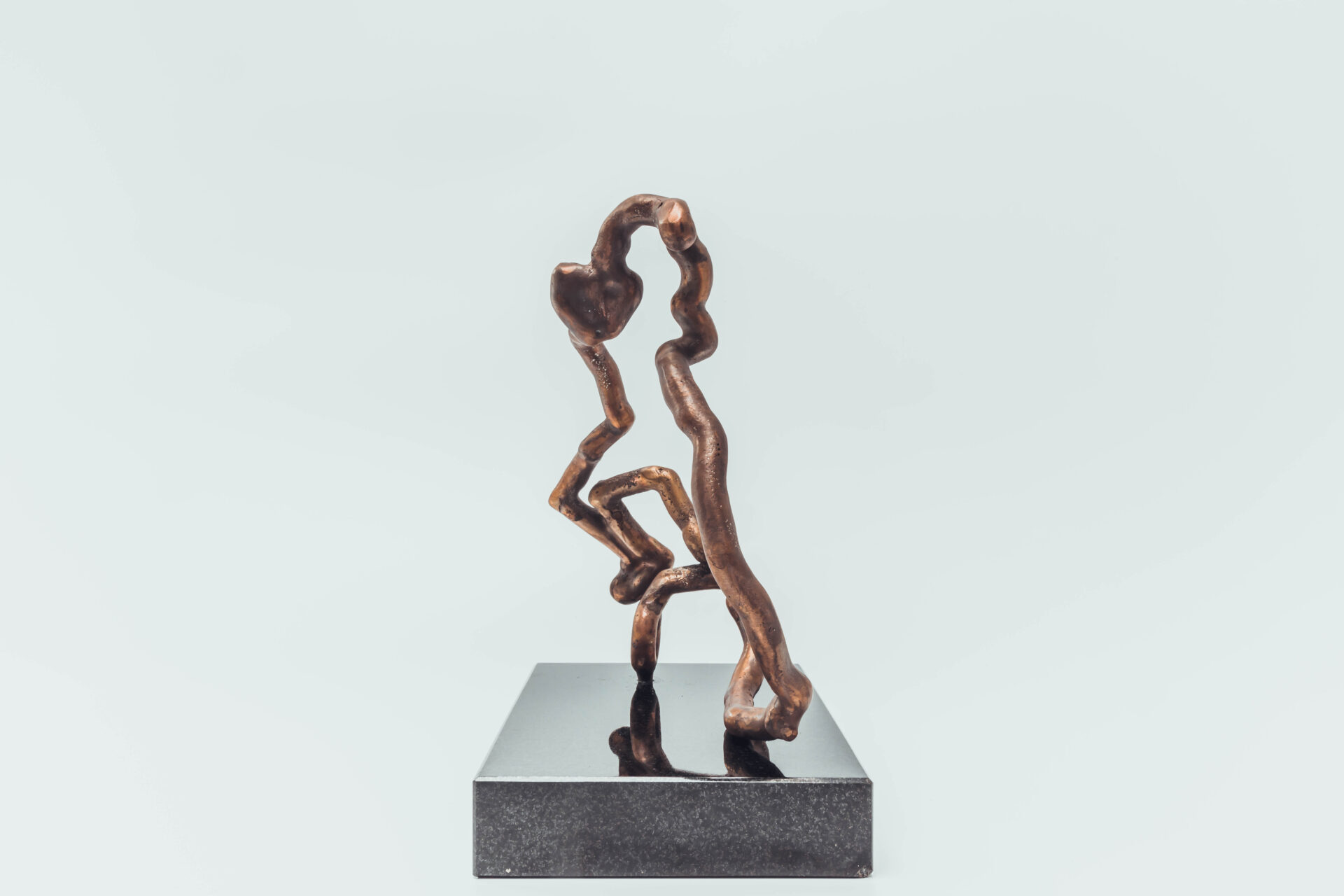 Brons schaalmodel - Hardlopende vrouw perspectief