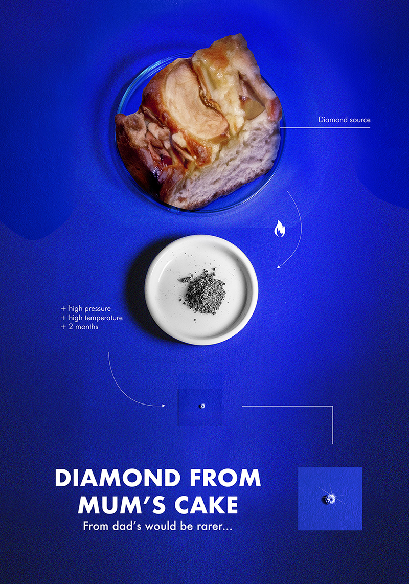 Prototype: Diamond from my mum's cake