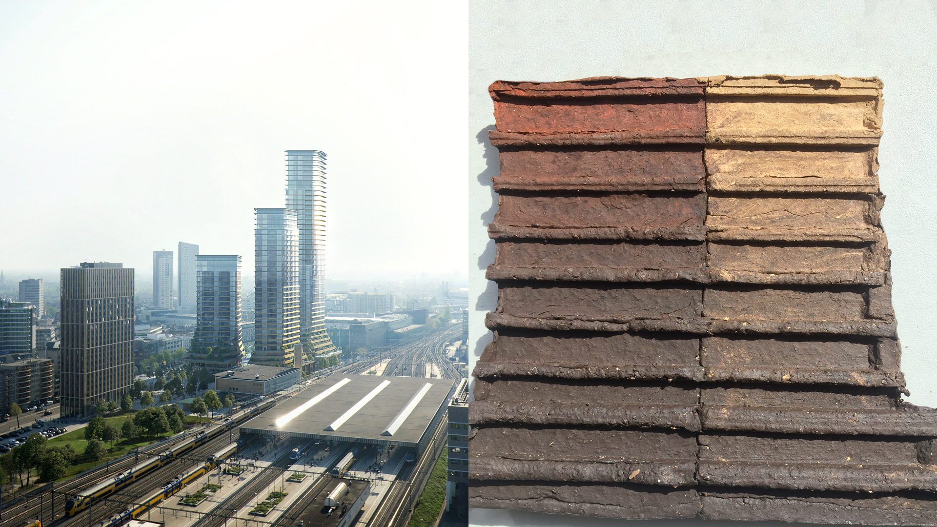 Plan District E, clay colour test 
