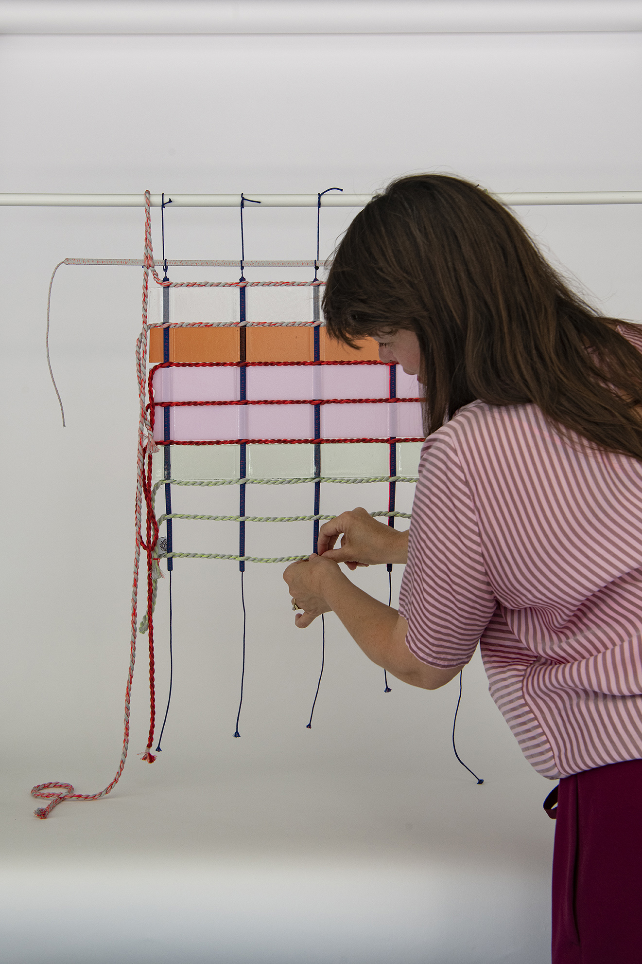Woven Bricks, when glass and textile meet