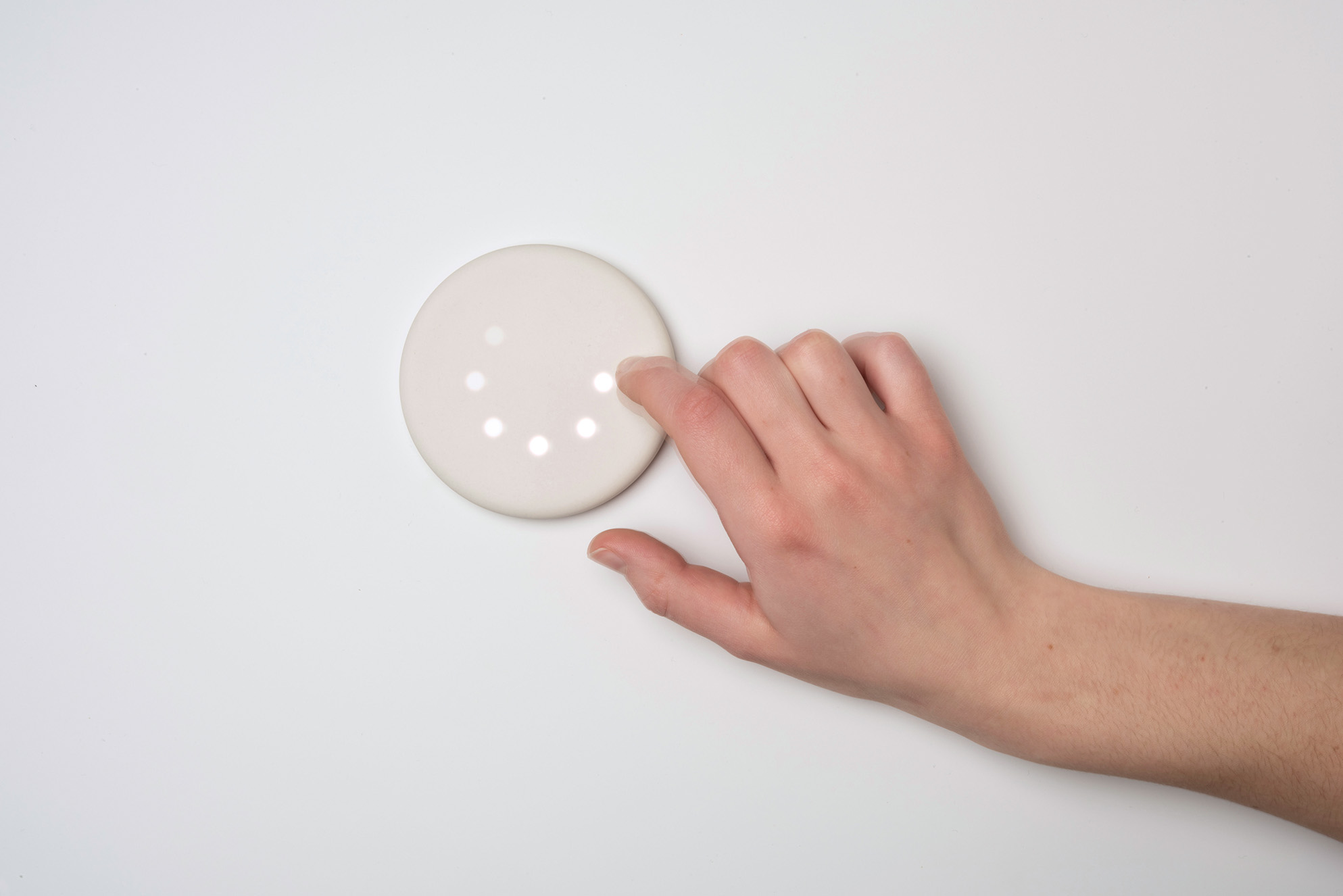 Interaction with touch and light