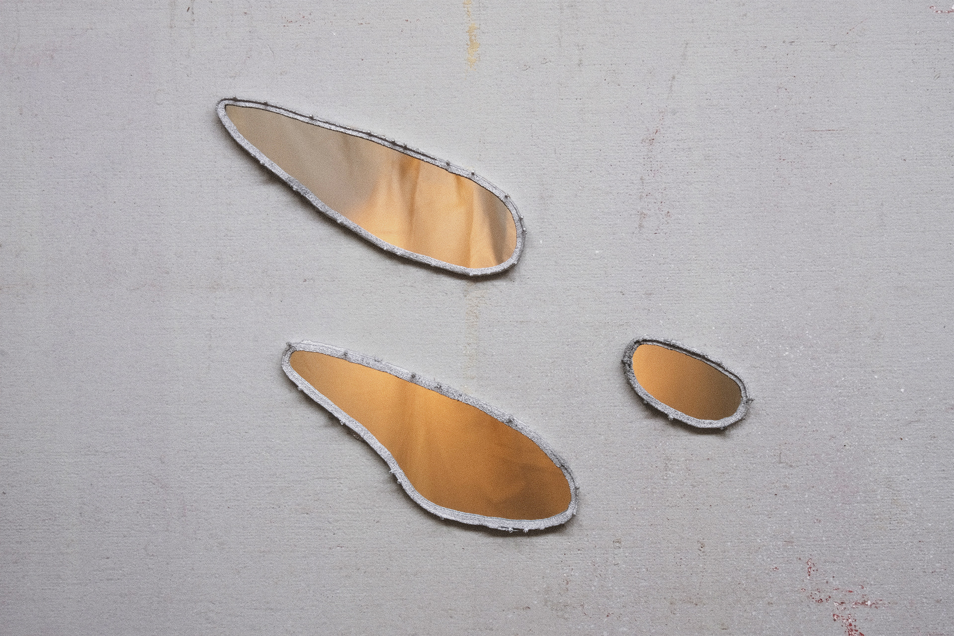 Castingland mirrors triptych