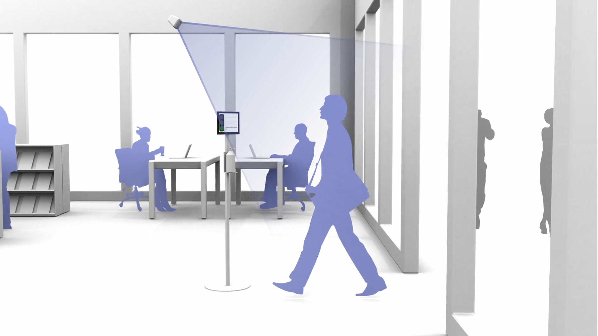 Signals Covid-19 Risk Estimator kiosk concept