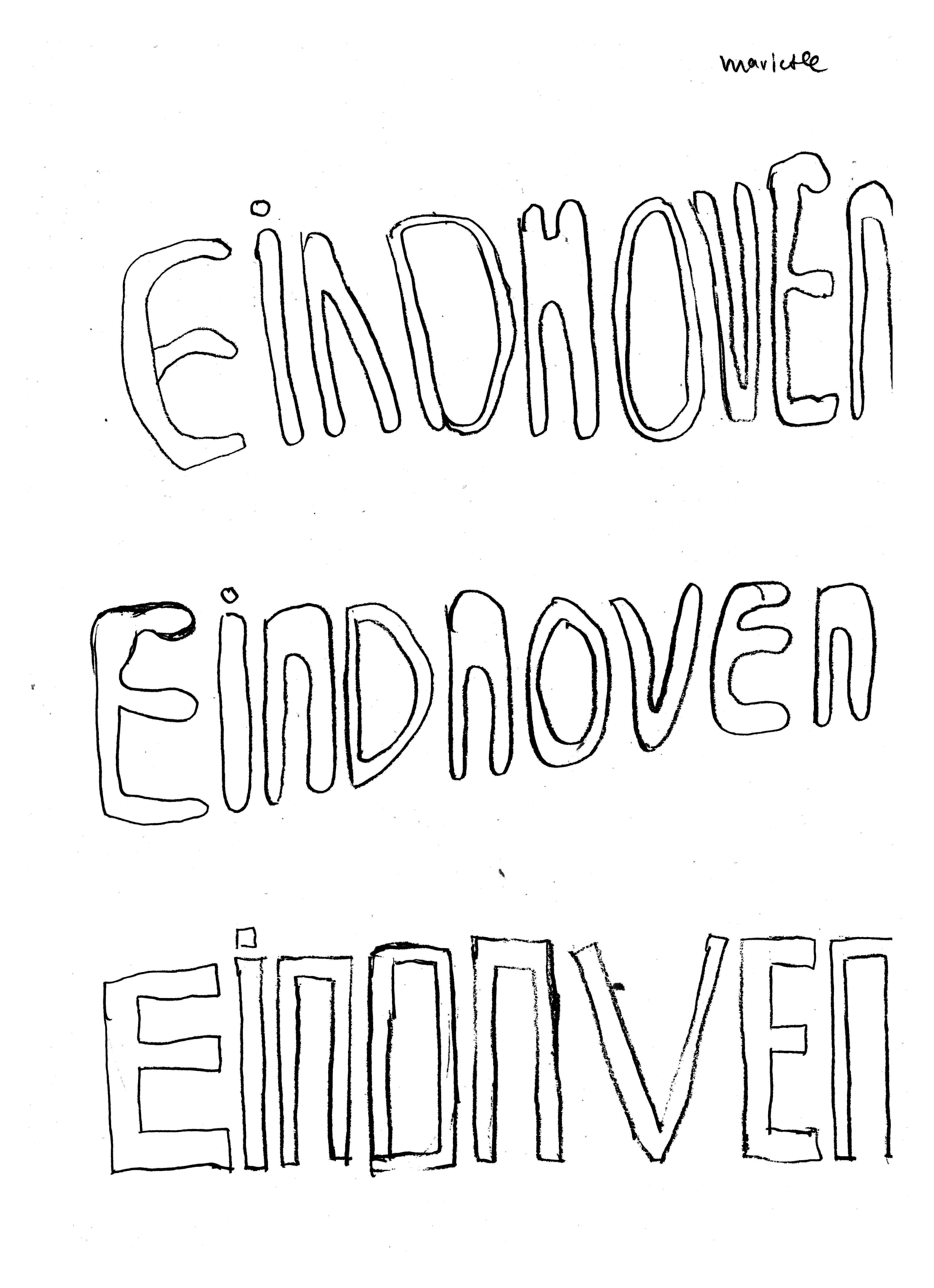 Eindhoven, drawn by Mariette