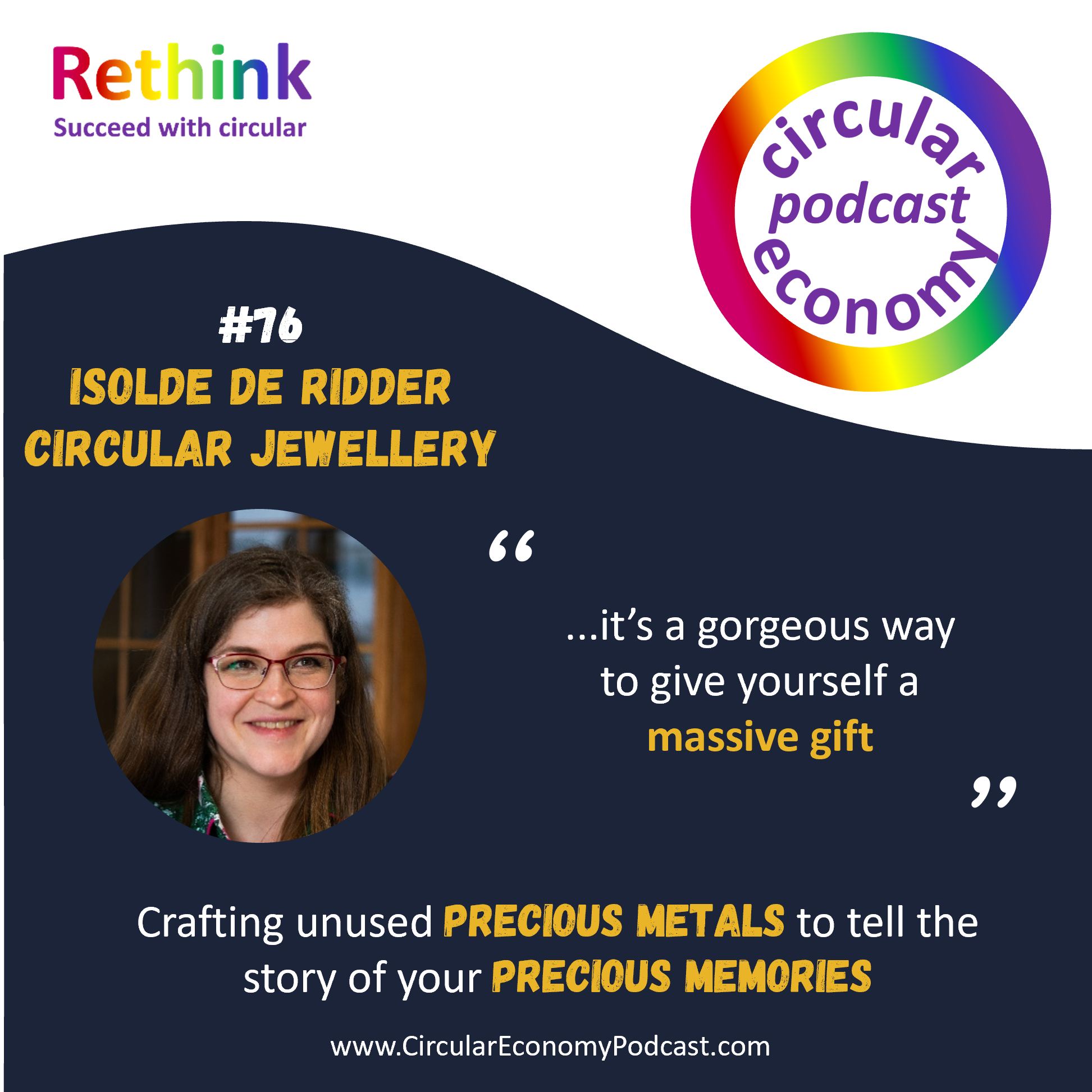 Uitgelicht in https://www.rethinkglobal.info/76-isolde-de-ridder-circular-jewellery/