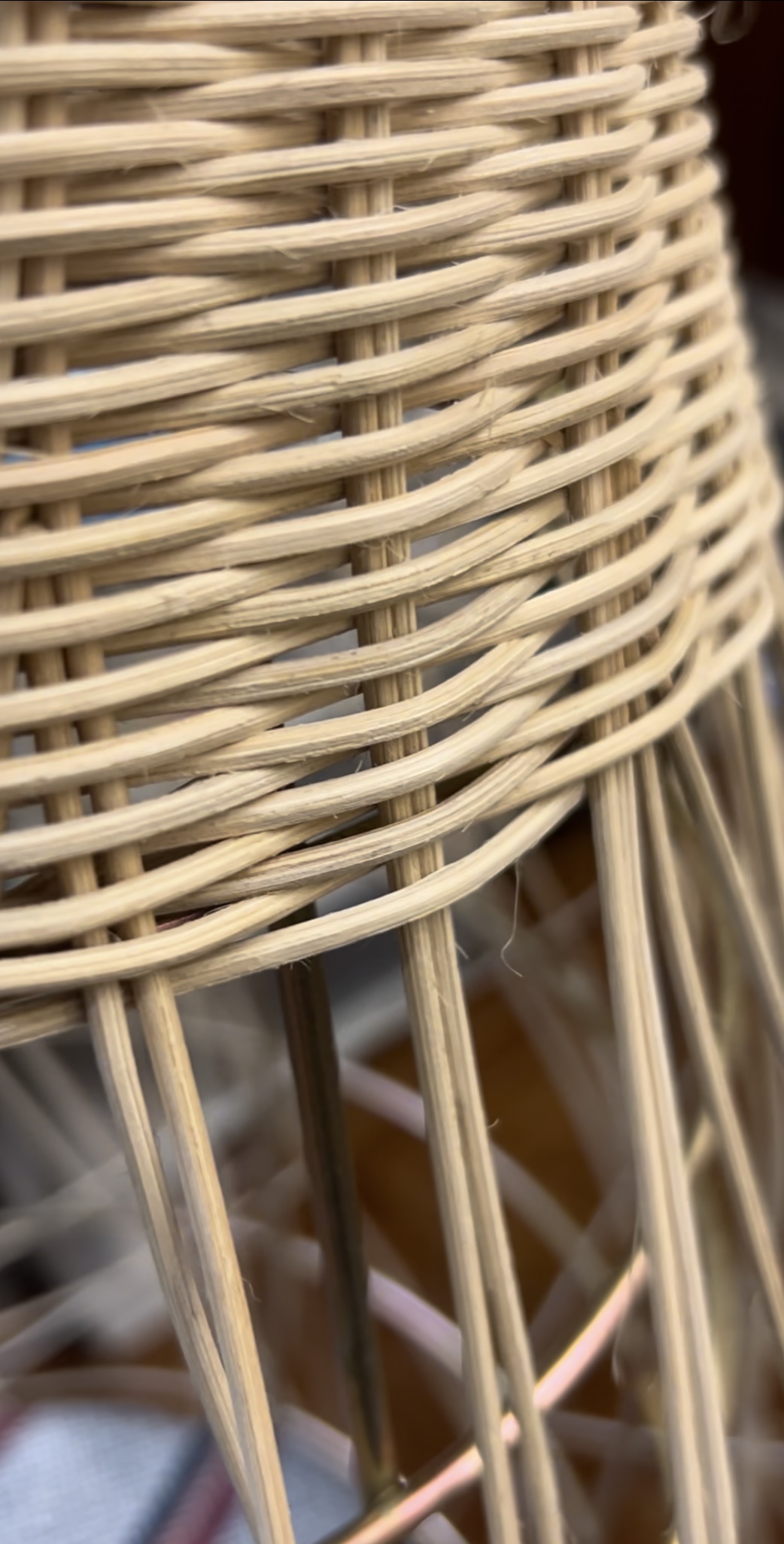 Wicker weaving technique