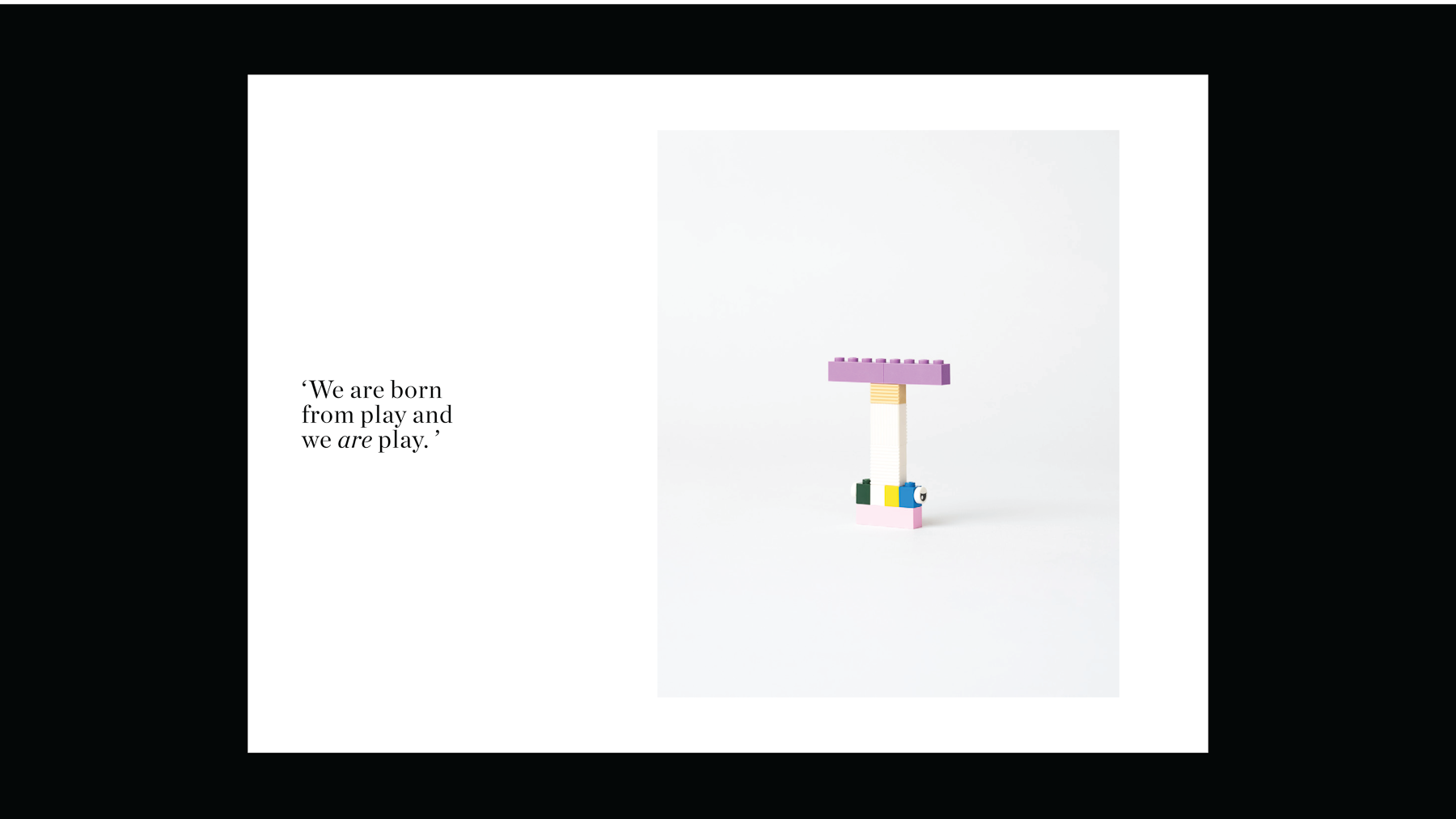 Spread design for 'PLAY' (draft)