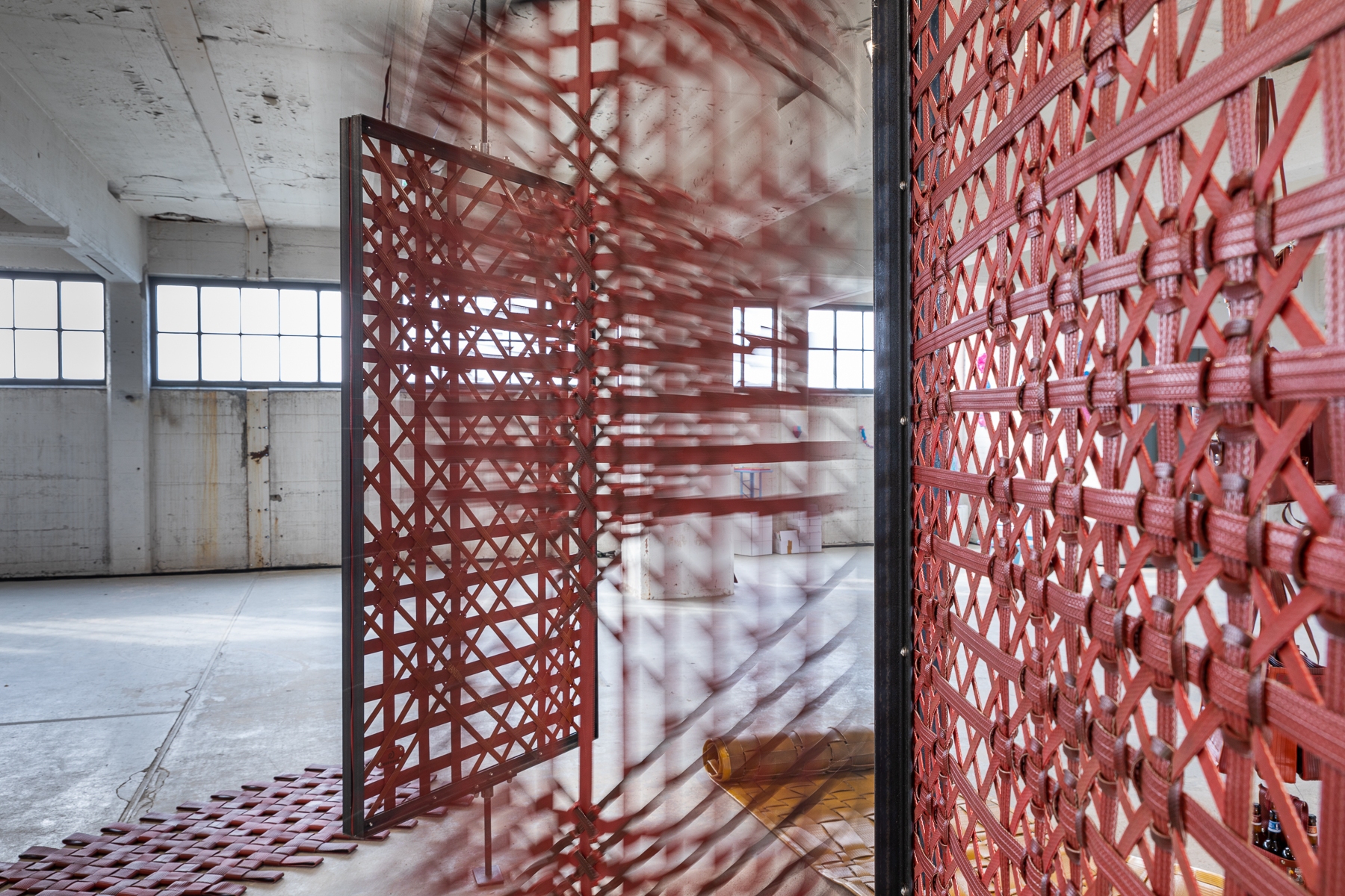 Room dividers from firehoses