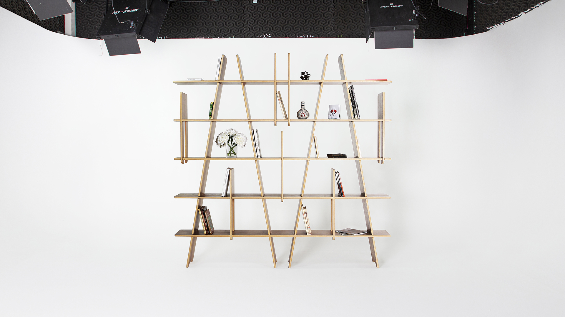 The LINES shelving unit.