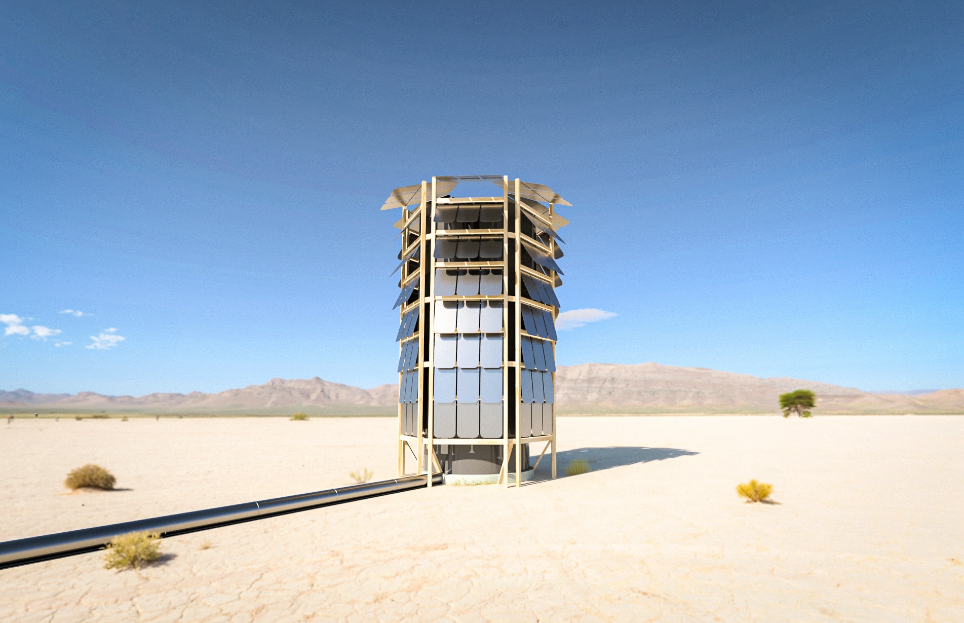 Visualization of the design in its environment