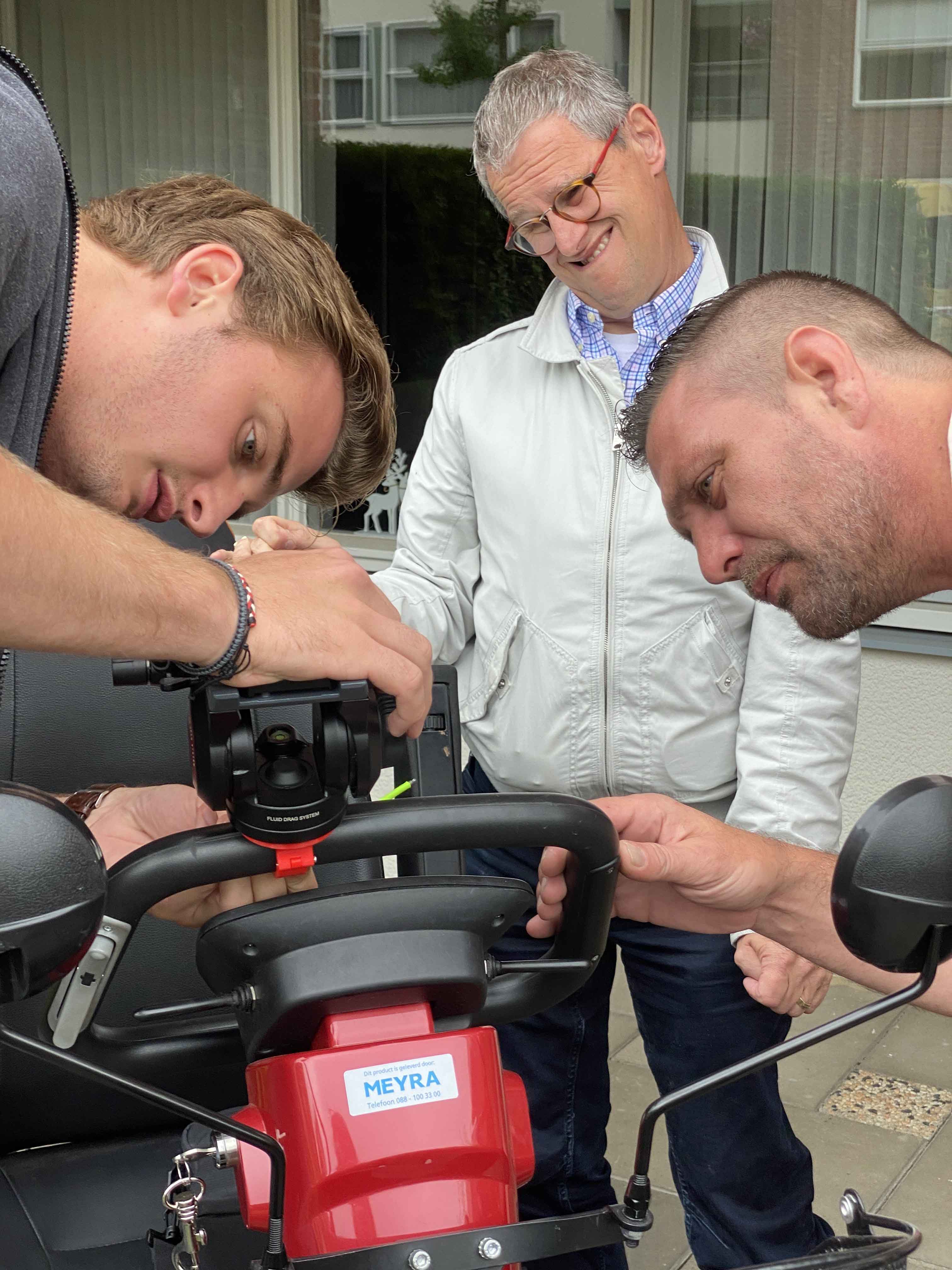 Joris Bertrams, Rob Albers en Jelgo Vissers
