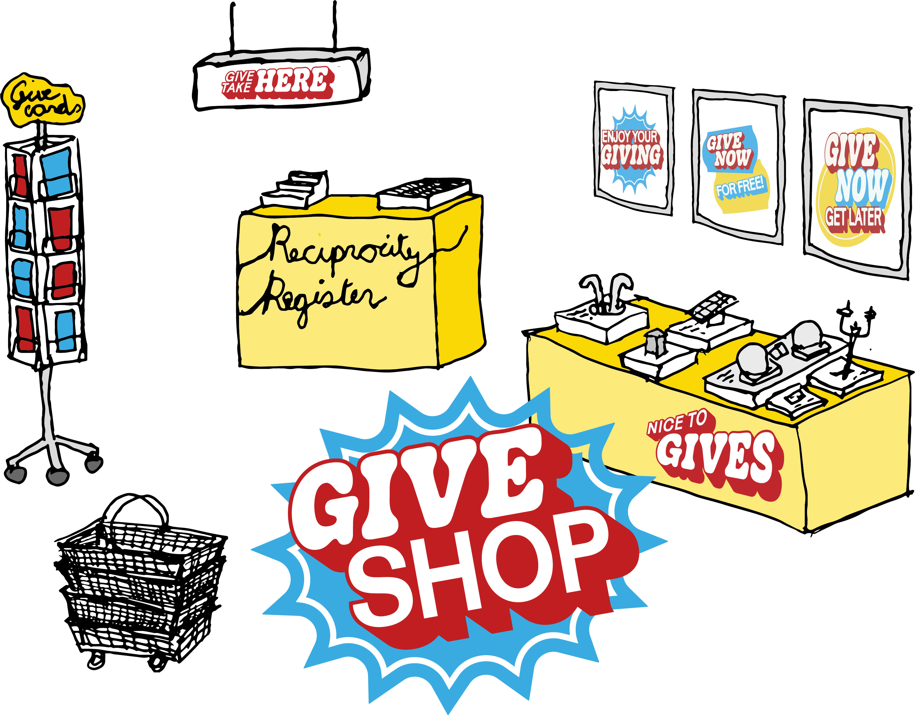 Give Shop schets
