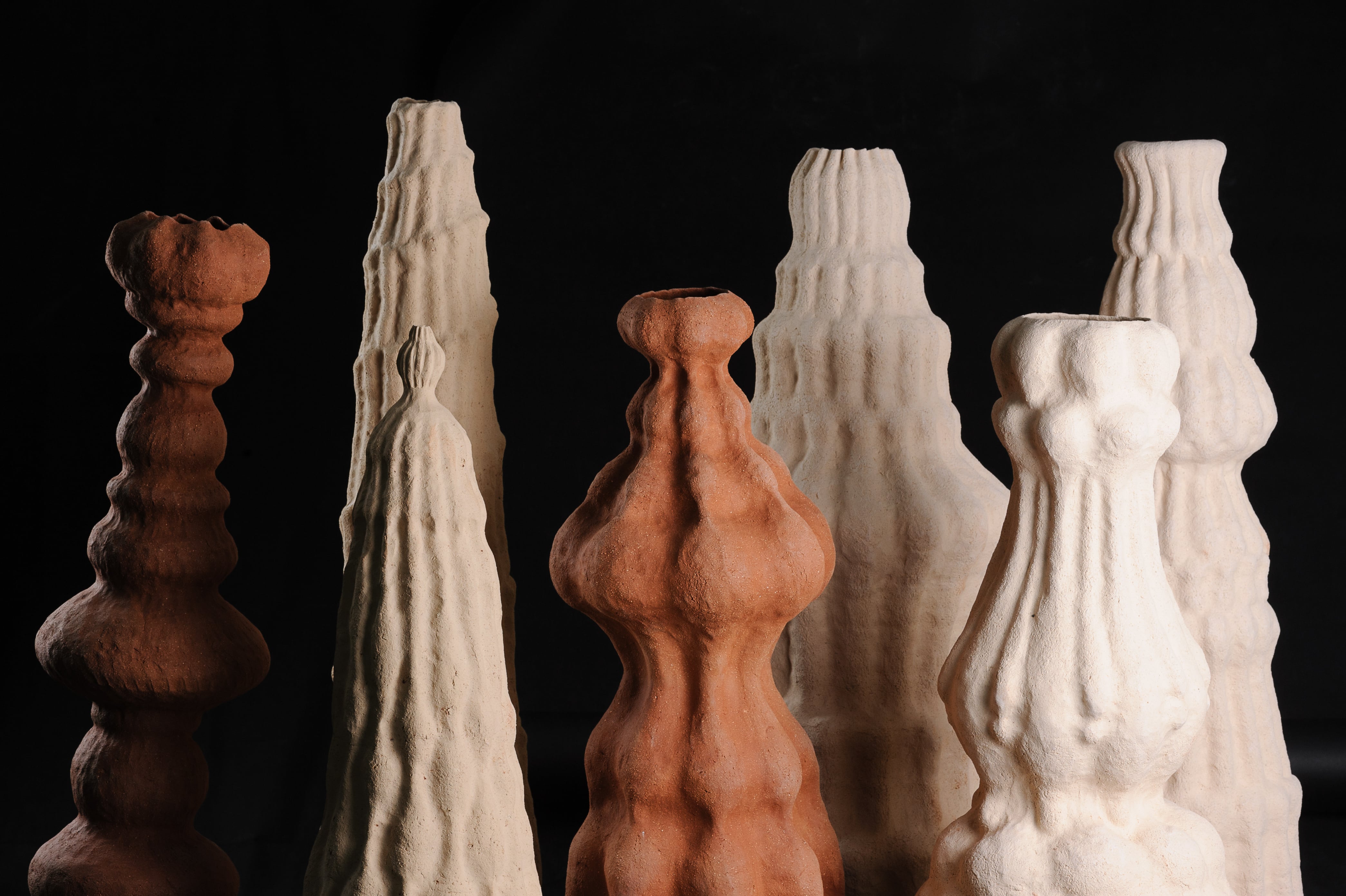 Temples - hand-made ceramic sculptures