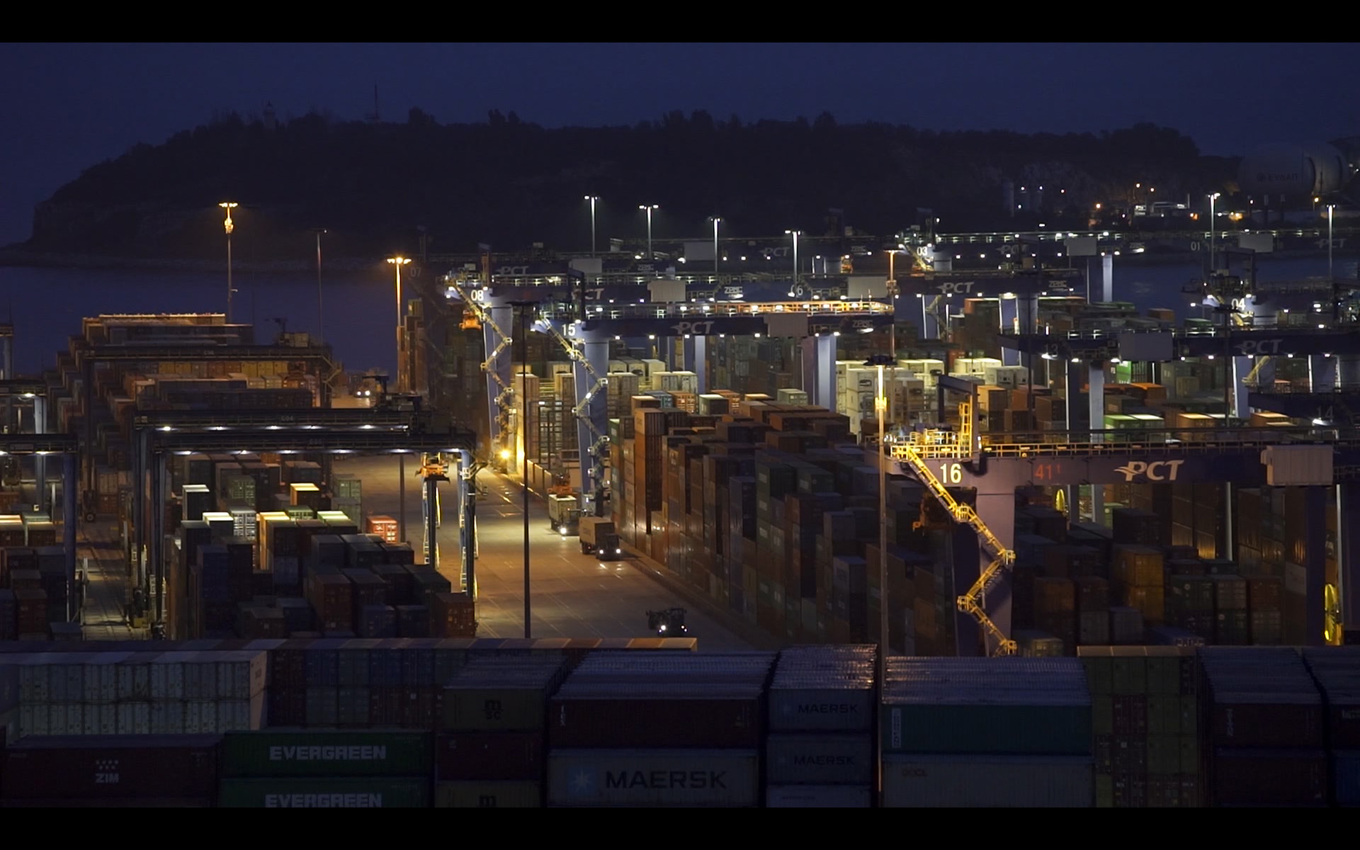 Cargo dock 2 of Piraeus