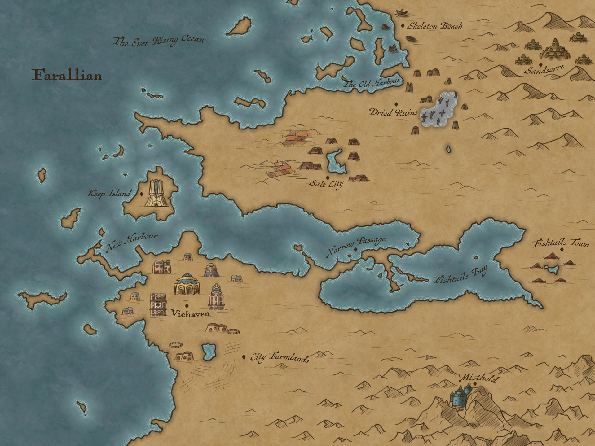 Map of Farallian