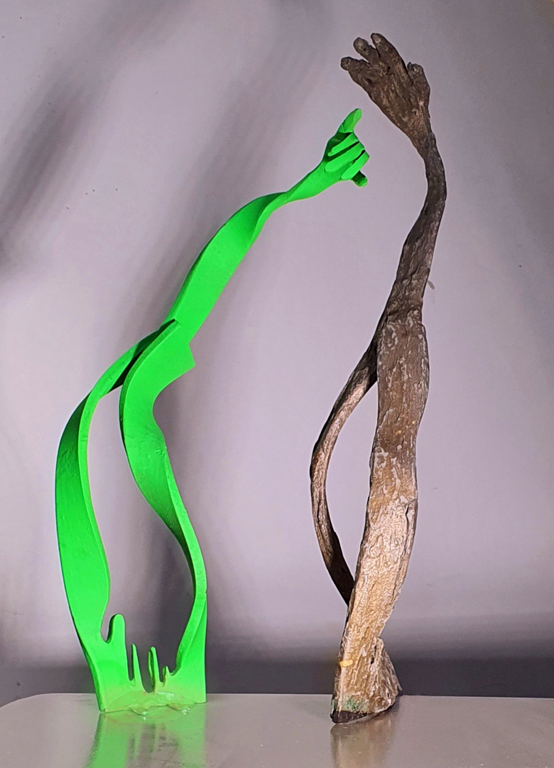 Two Manus sculptures 2024
