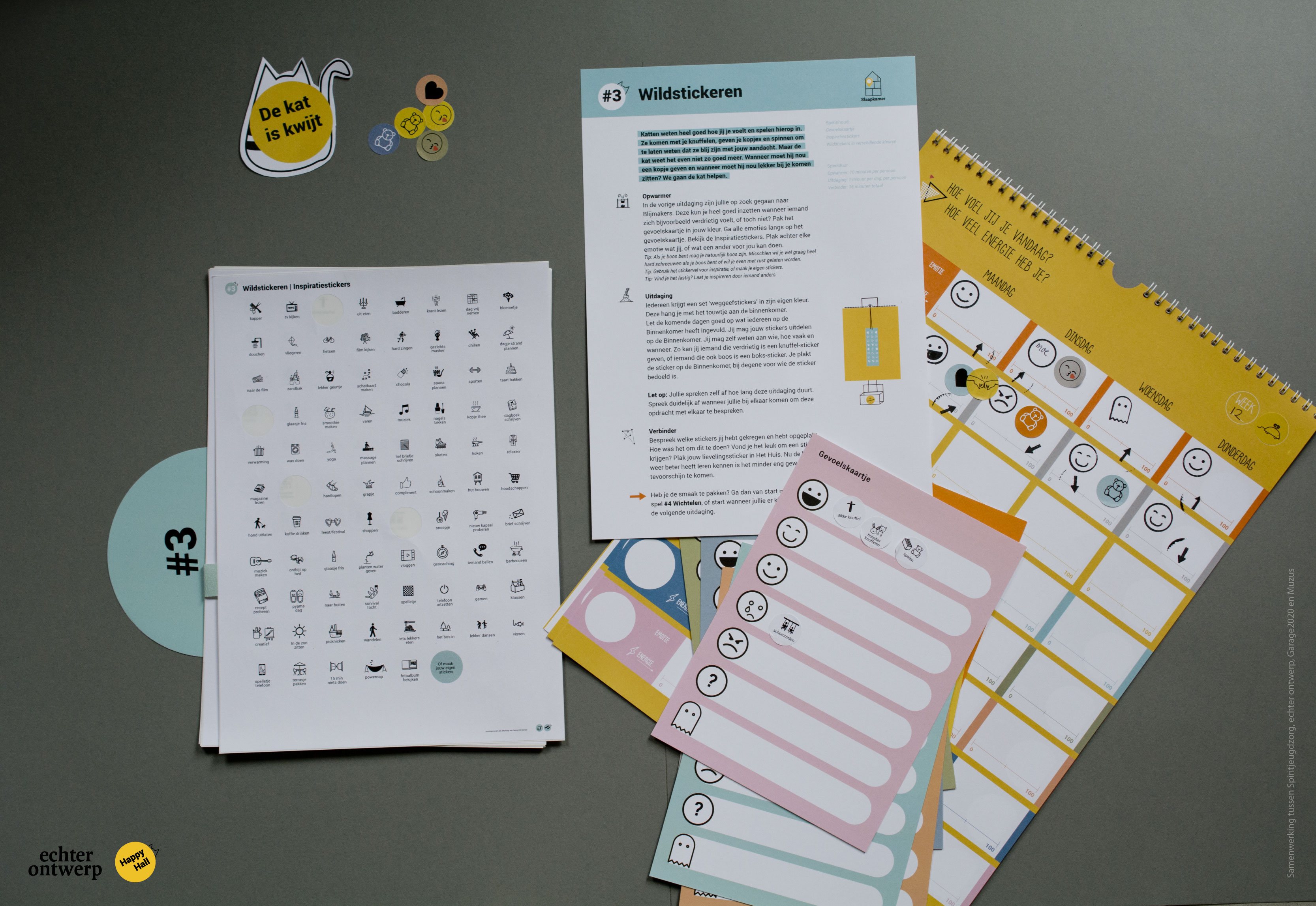 Blijmakers, onderdeel Happy Hall spel, prototype