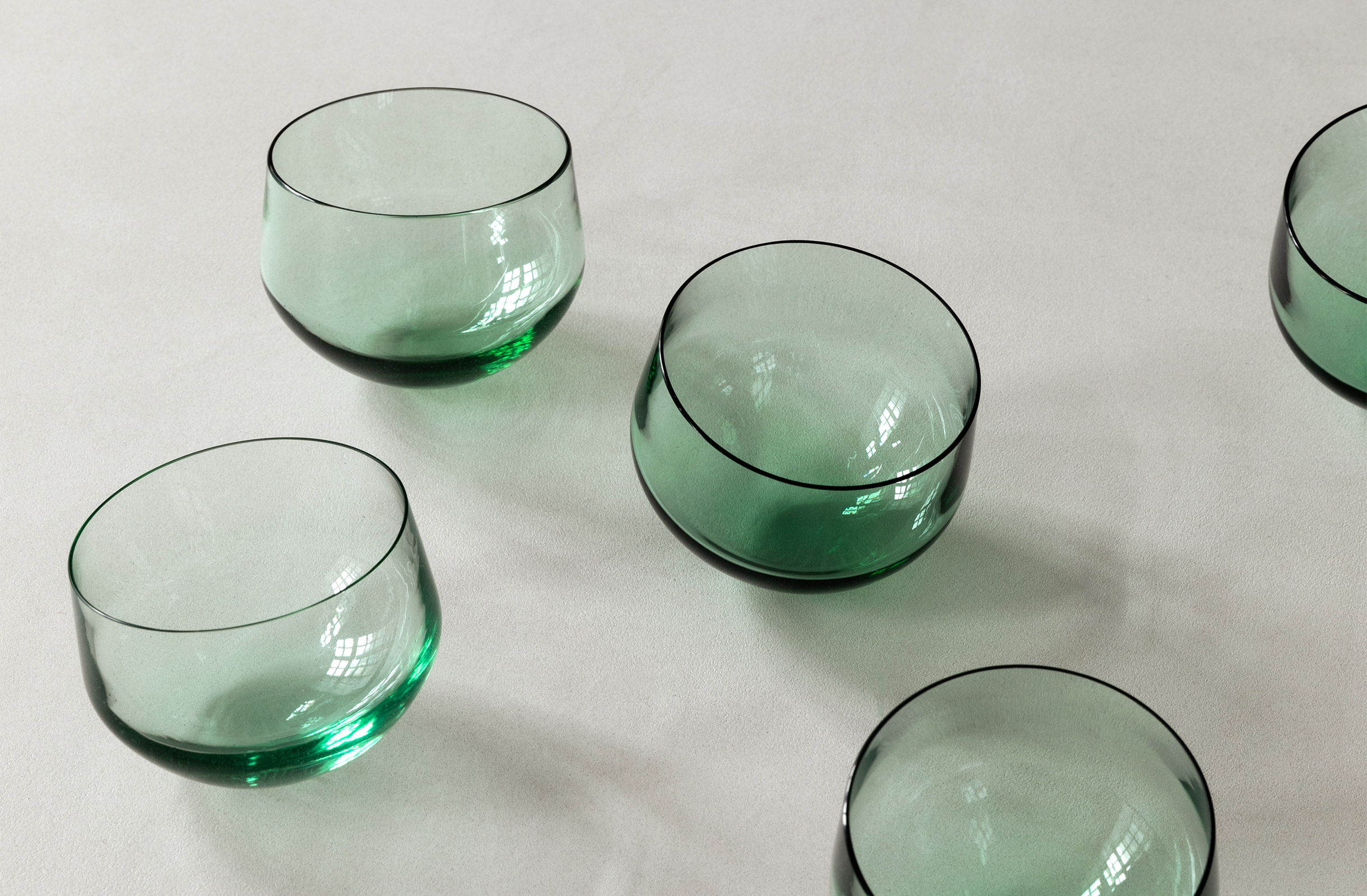 attenzione drinking glasses