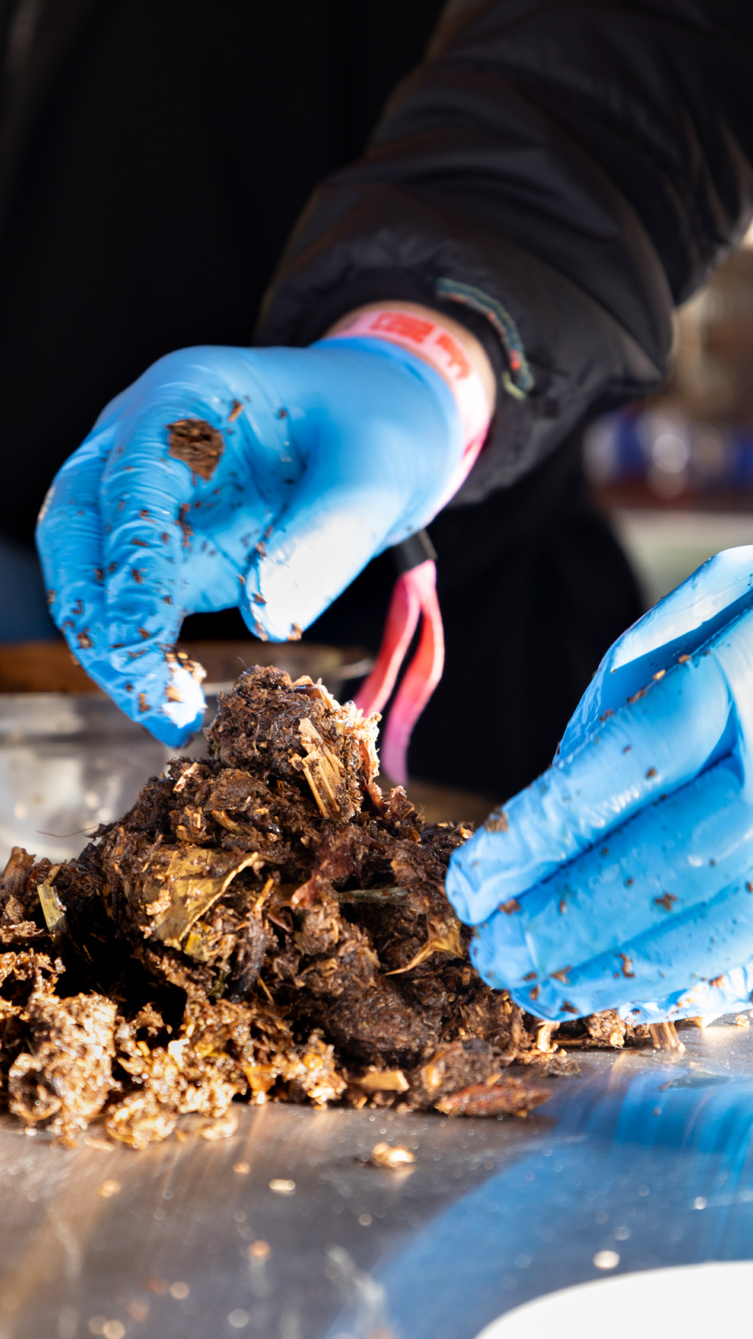 working with household organic waste