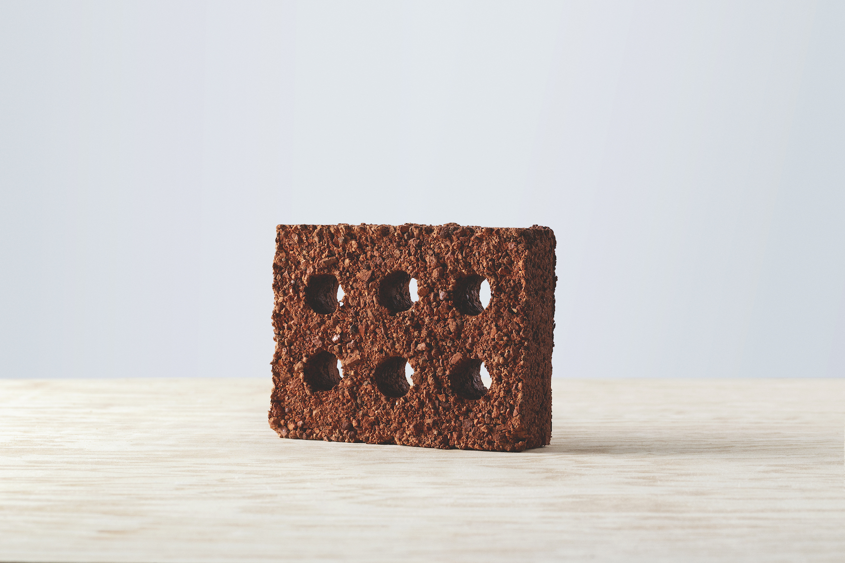 brick made out of recycled bricks/ meta brick