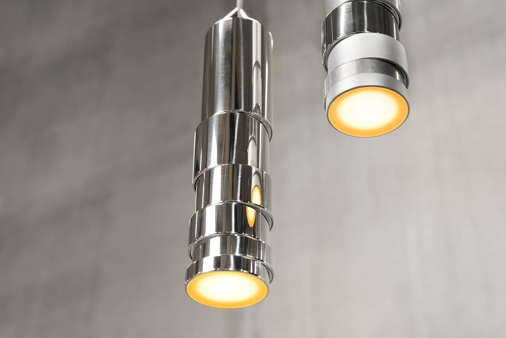 Pendant lamp DANS – Dynamic 1. Surfaces: Raw