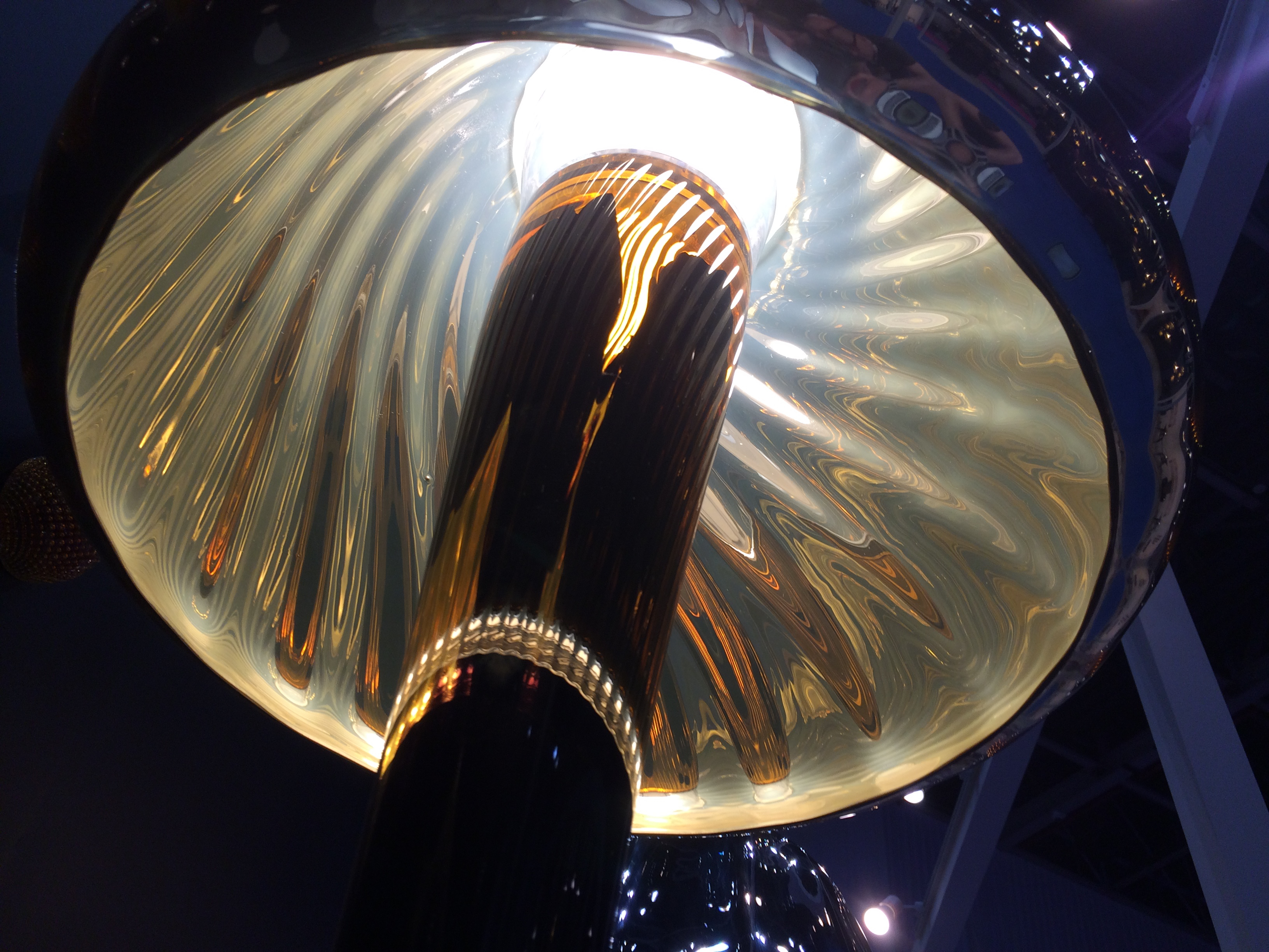 A view from below into the Big Mushroom.
