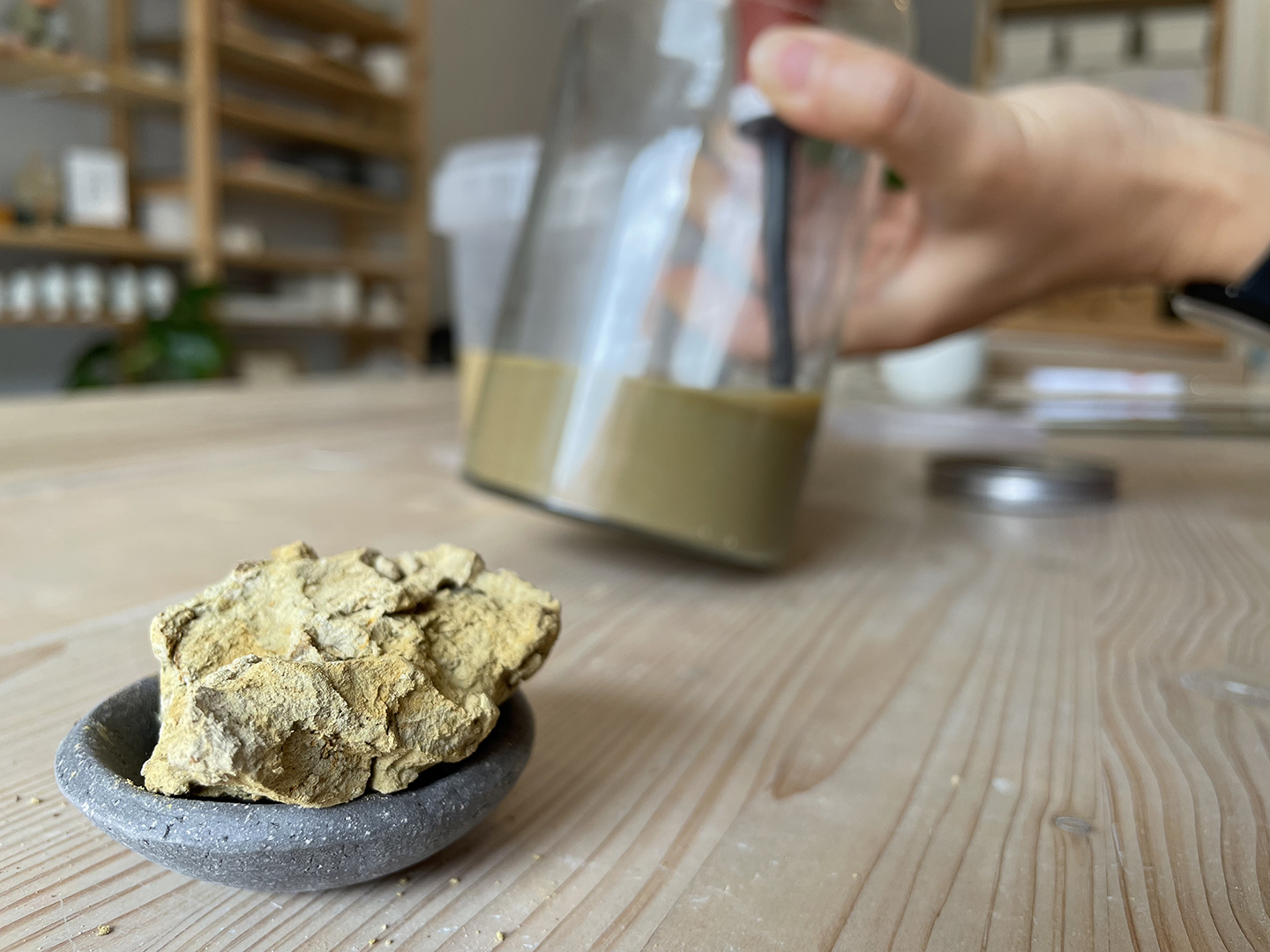 Testing the property of local clay