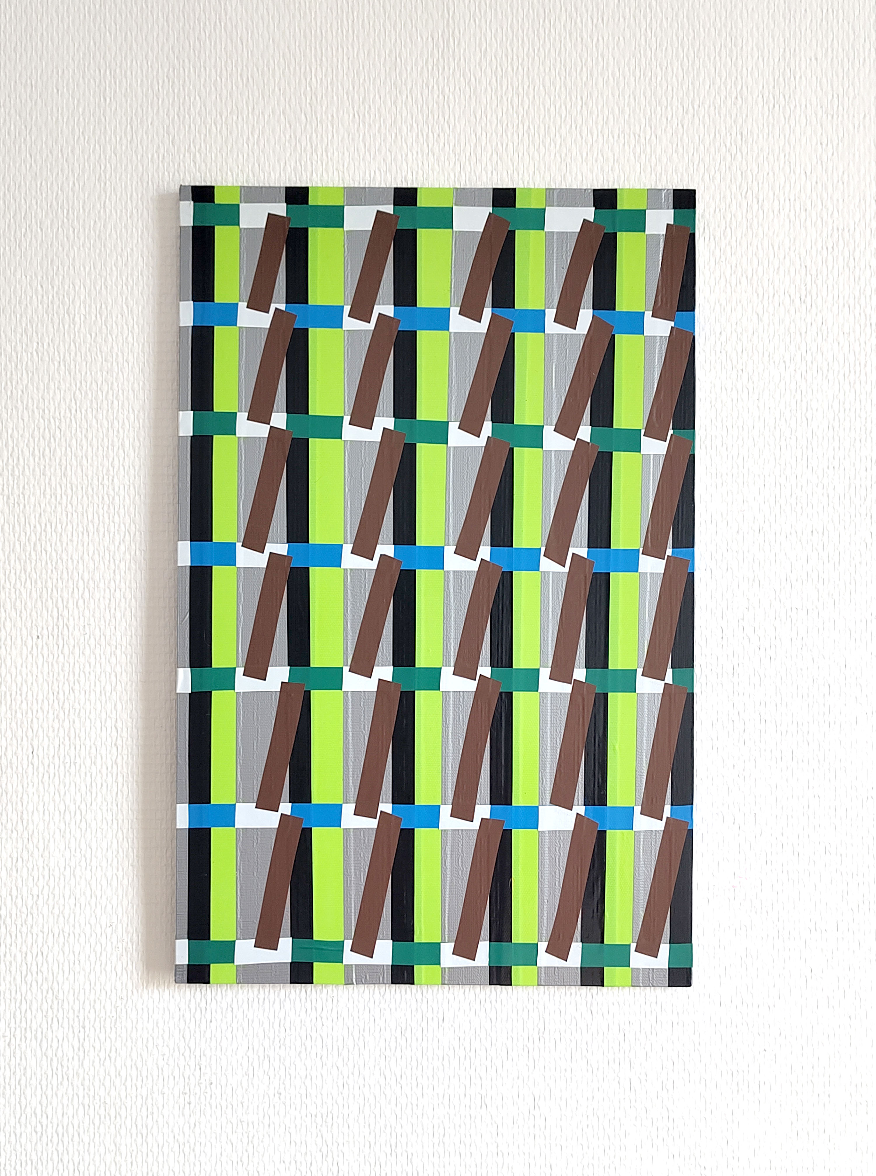 Pattern made with tape