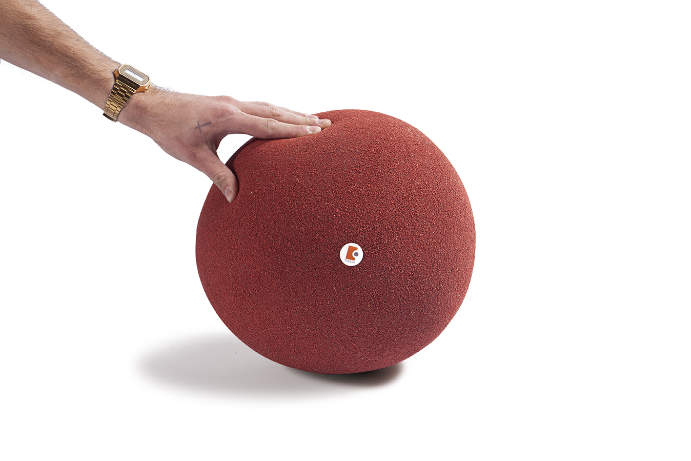 Linoleum Forbo coated CooLoo sitting ball