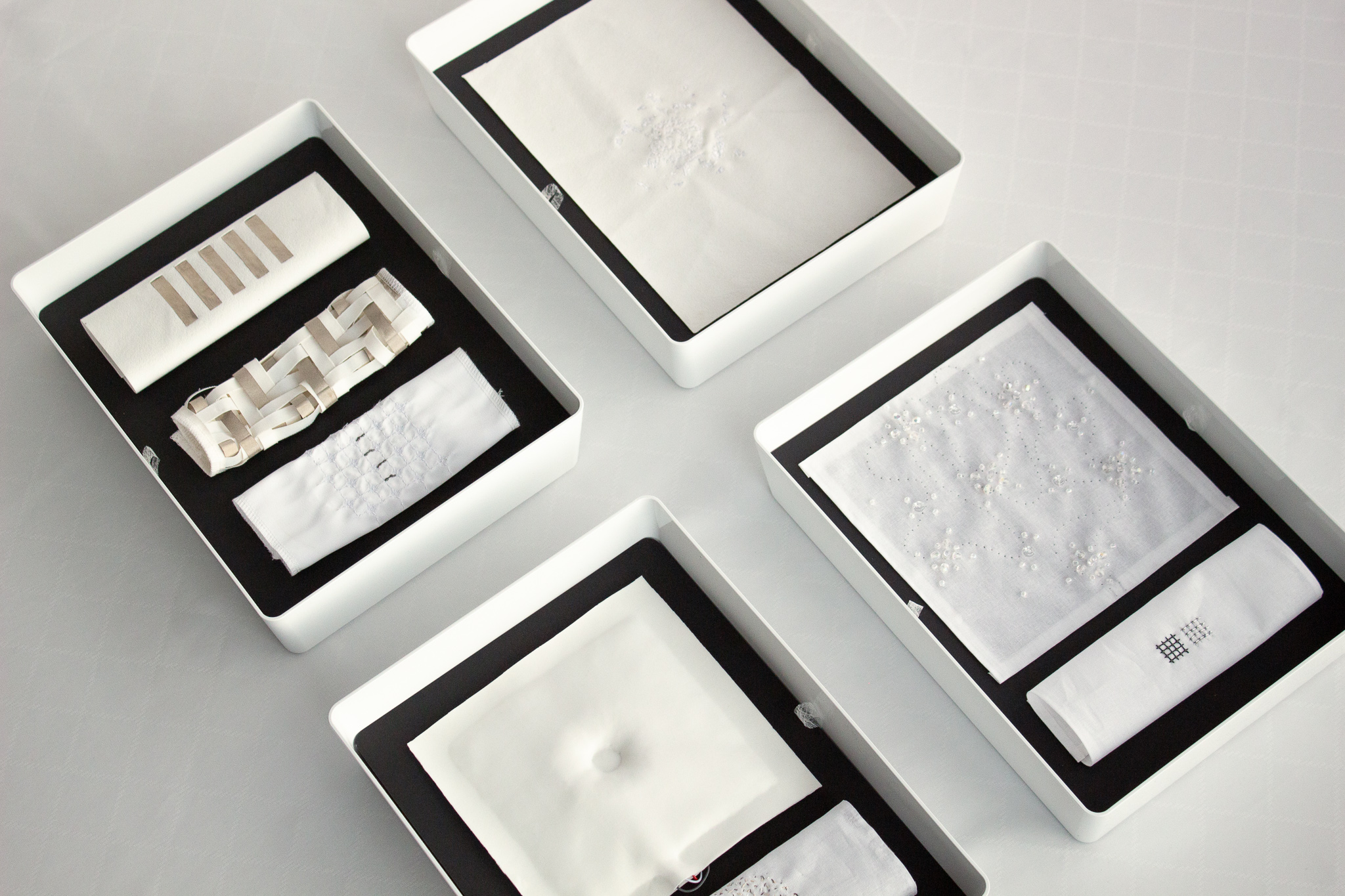 Collection of interactive textiles