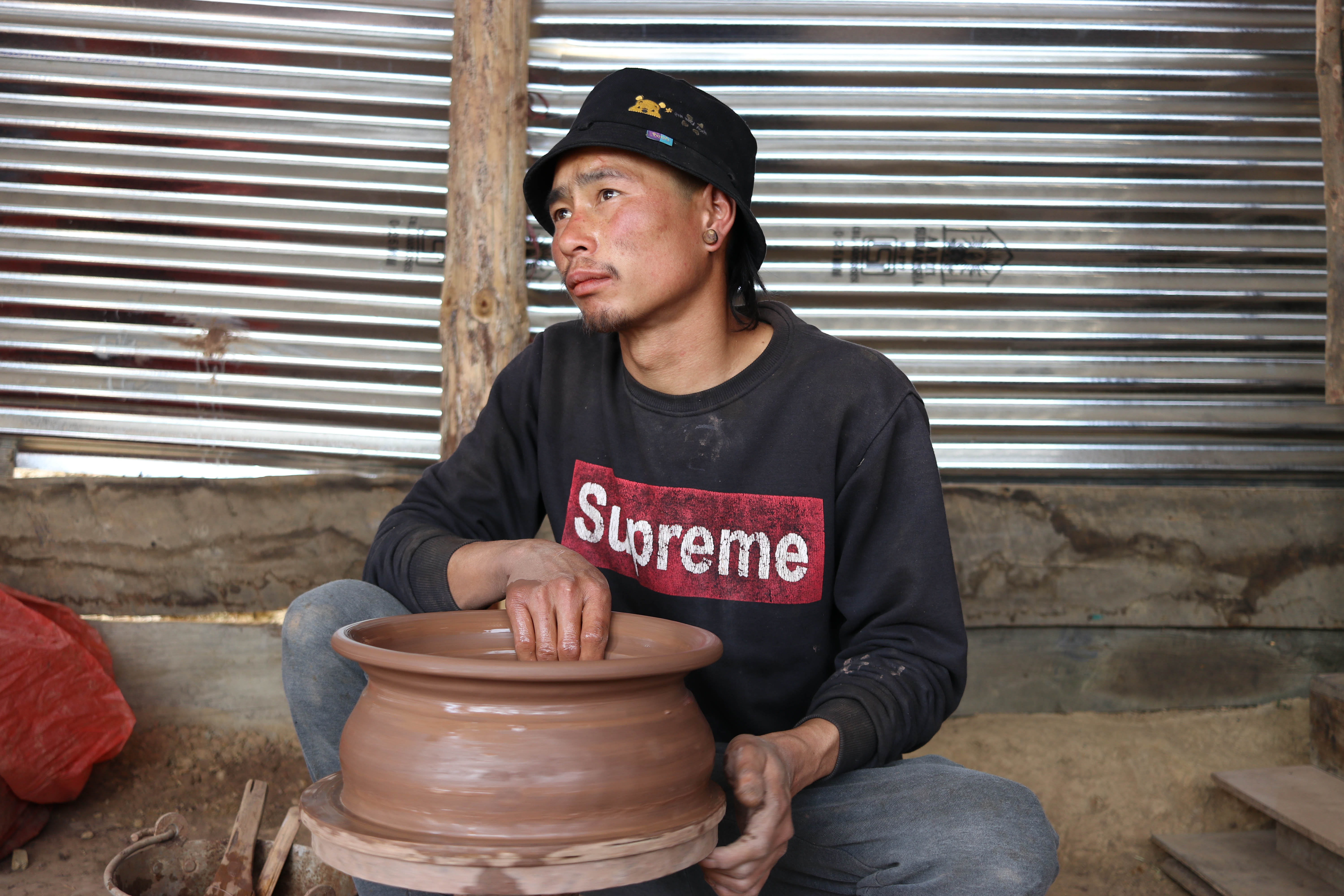 Young Recruits! Ceramicists based out of Longpi