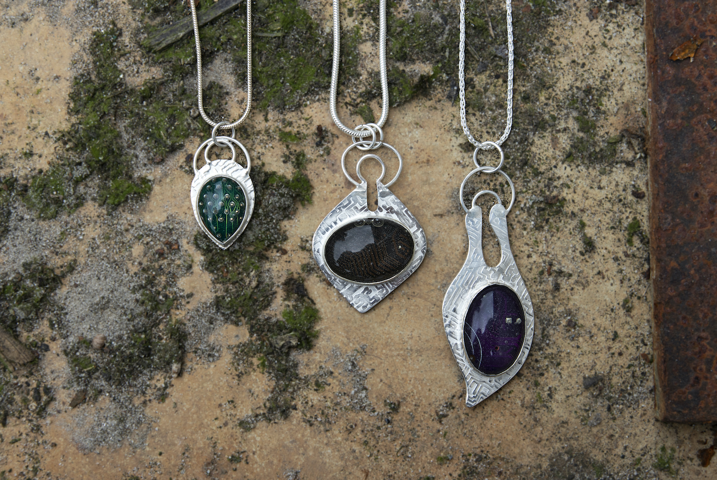 Circuitstone several pendants
