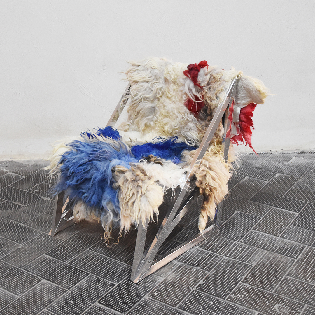 WOOL SEAT COVER by Beatrice Waanders x Bhulls