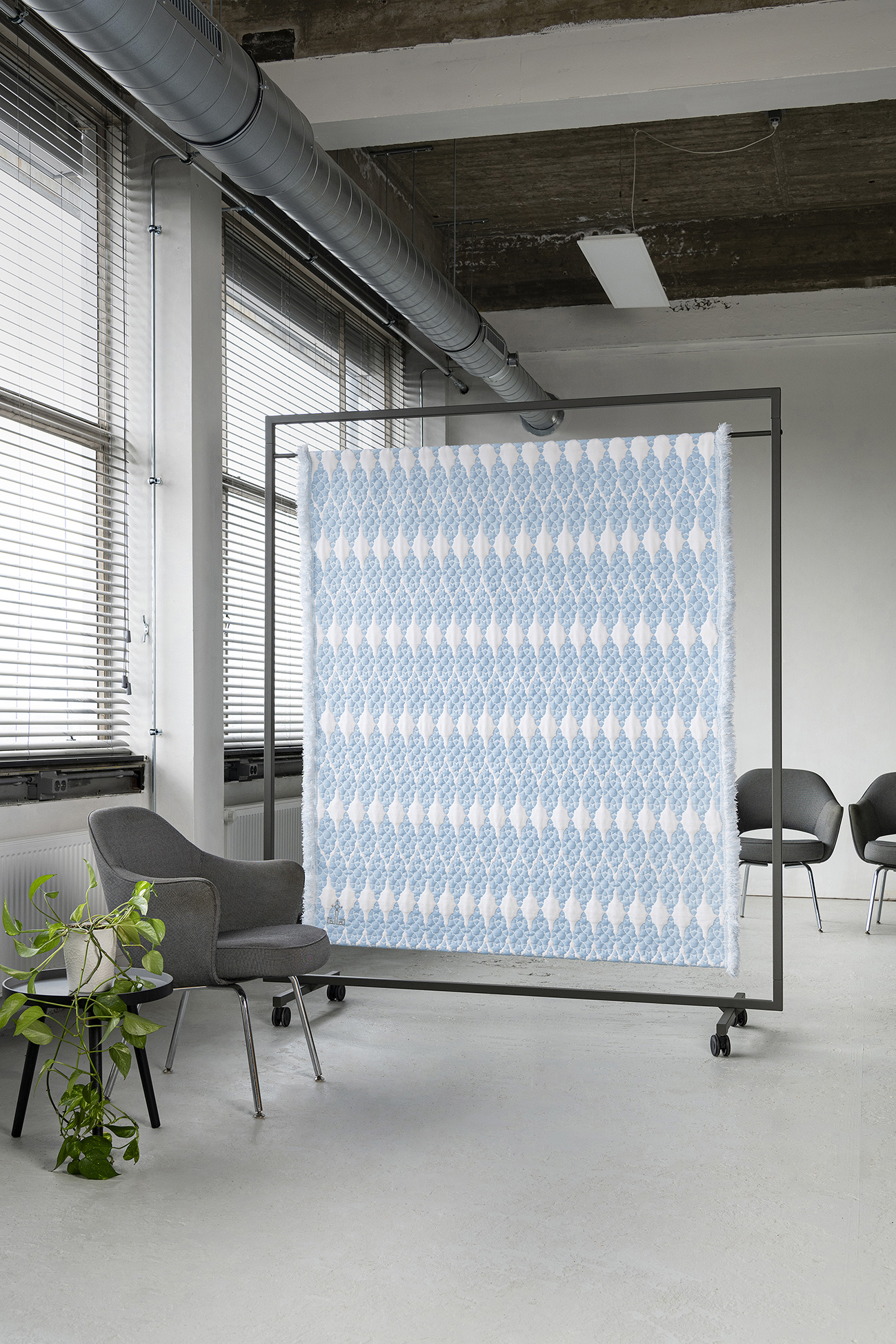 Infinity Sky installed as roomdivider
