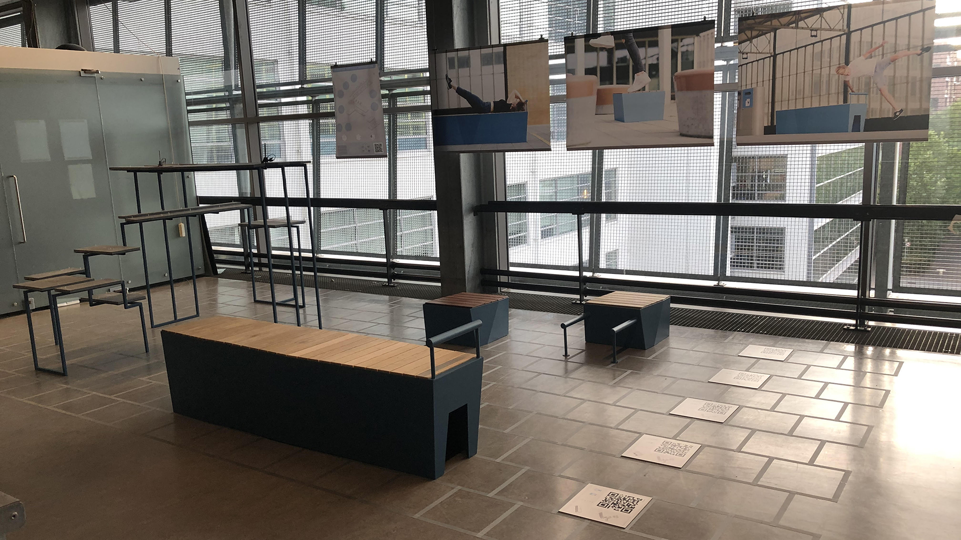 Exercise through navigation: physical installation