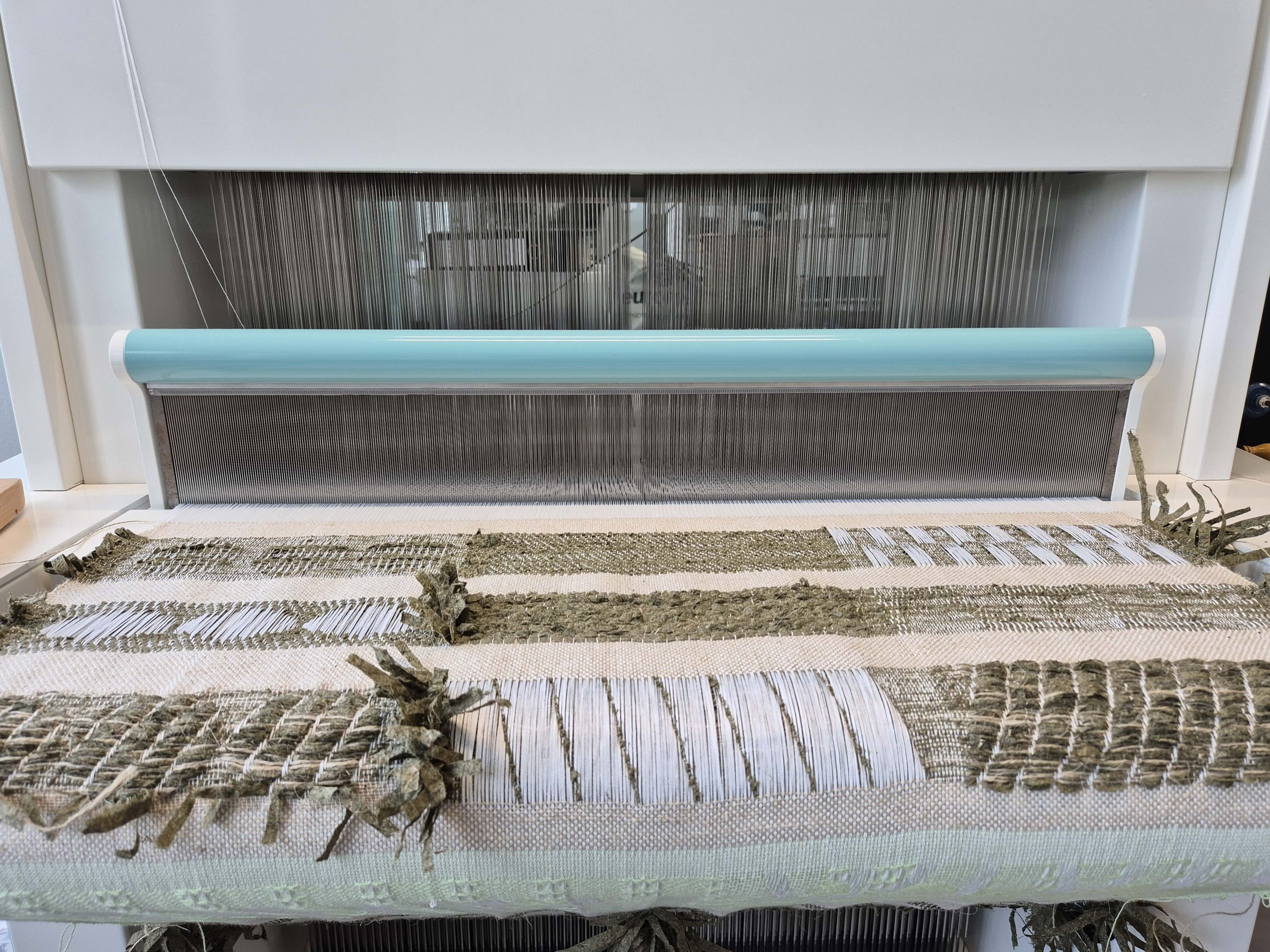 Samples on the TC2 Jacquard loom